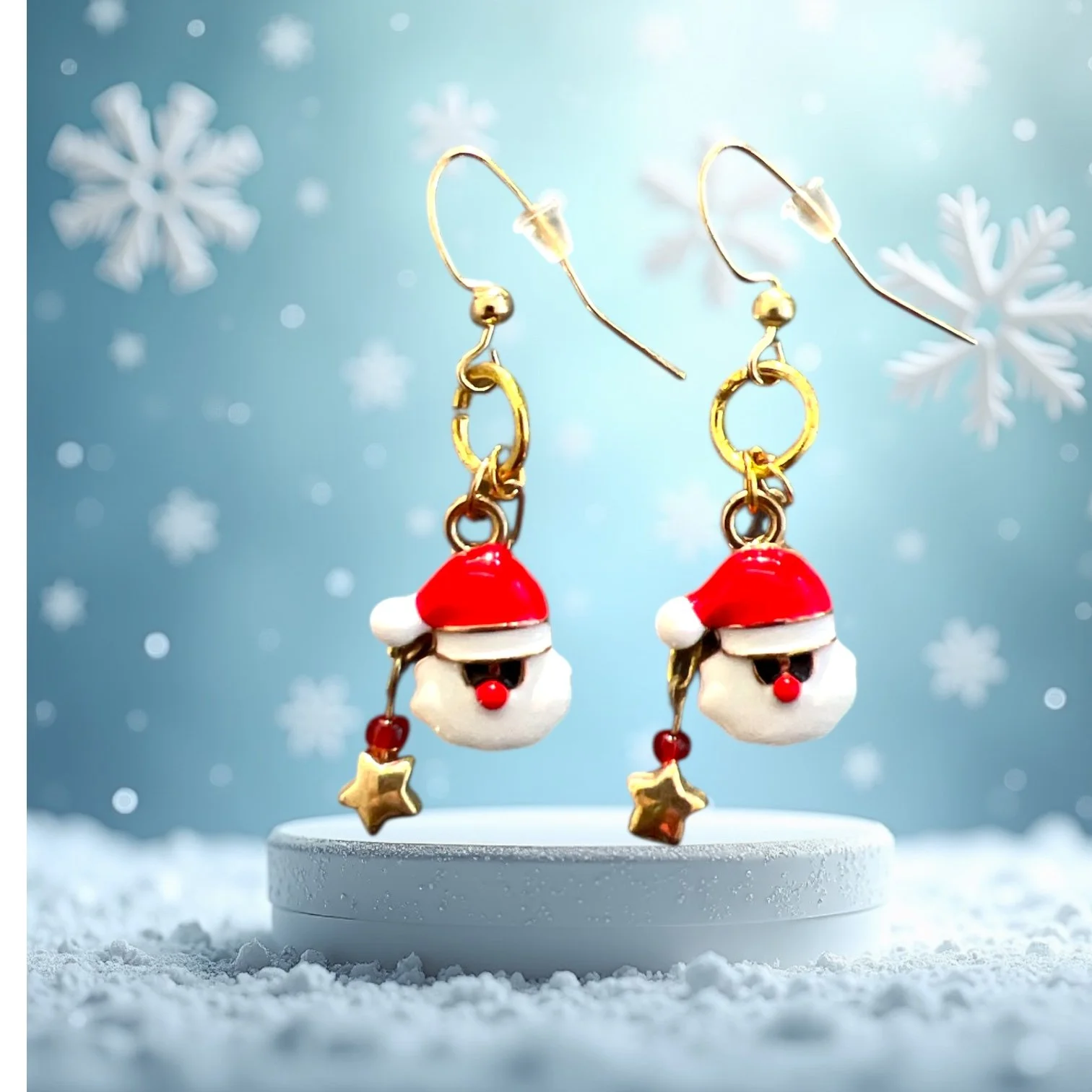 SANTA EARRINGS