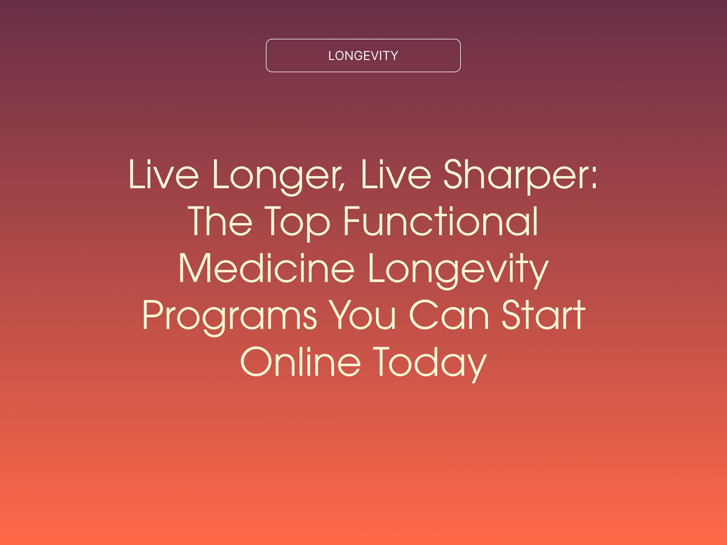 Biohacking Your Healthspan: The Functional Medicine Guide To Aging Smarter, Not Harder