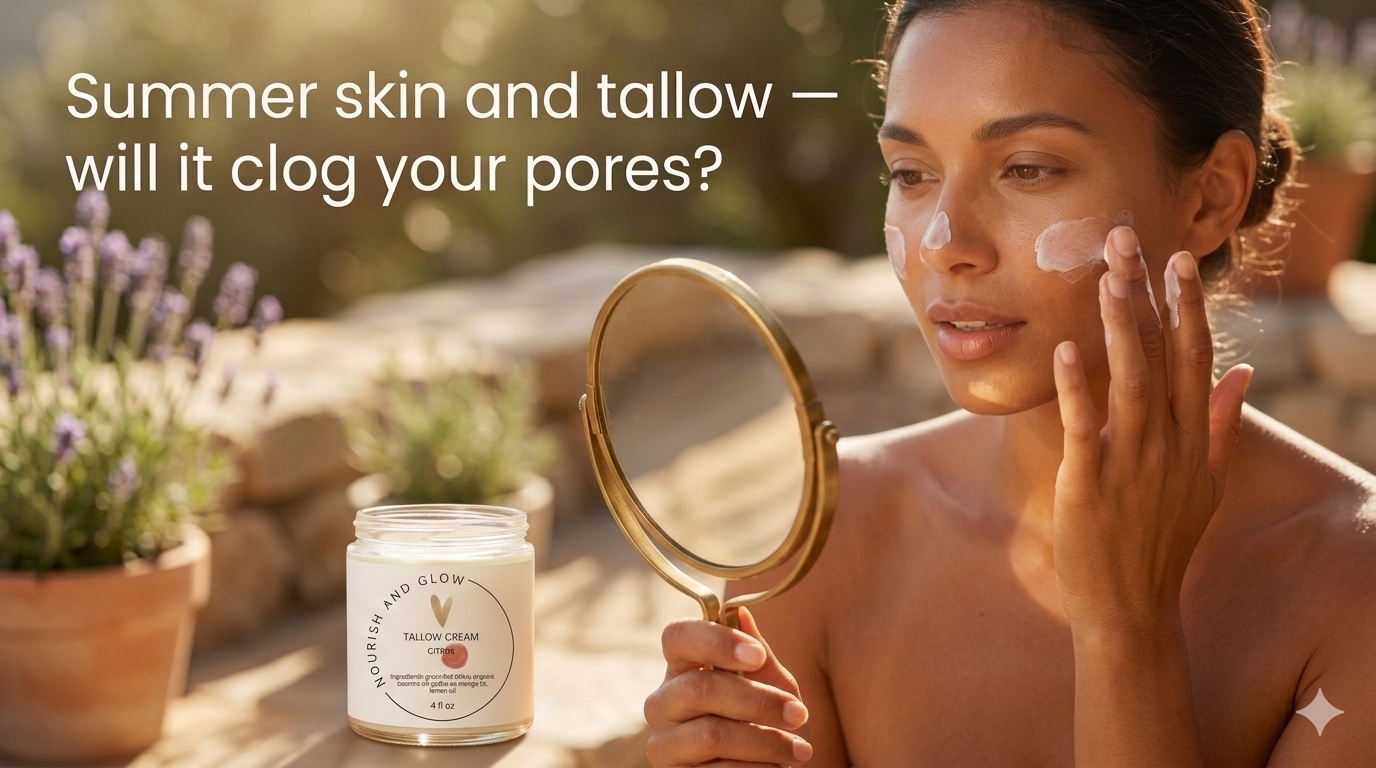 Summer Skin and Tallow: Will It Clog Your Pores? (Let's Actually Look at the Science)
