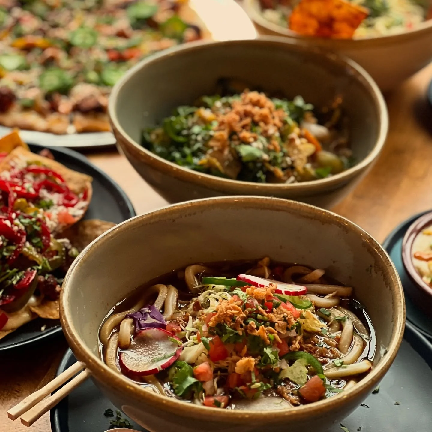 Mexican Ramen is the wfh lunch of champions. Pro tip, add an egg to complete the steamy bowl of your dreams. Link in bio to order online and we&rsquo;ll hightail it to your house! 🍜