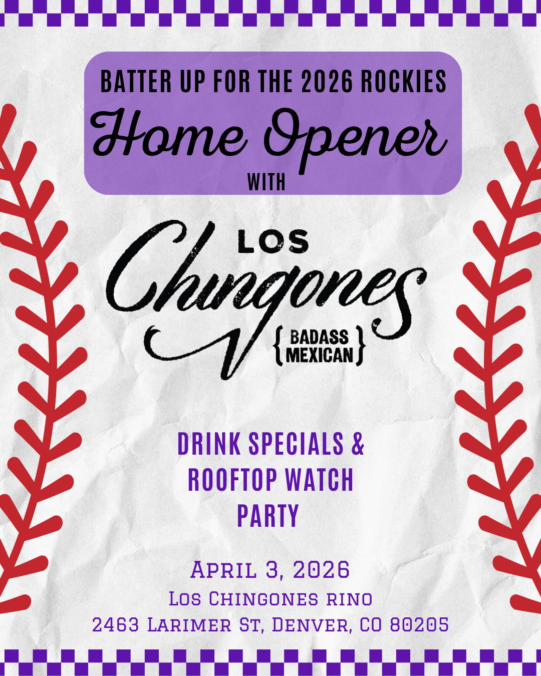 Rockies Home Opener