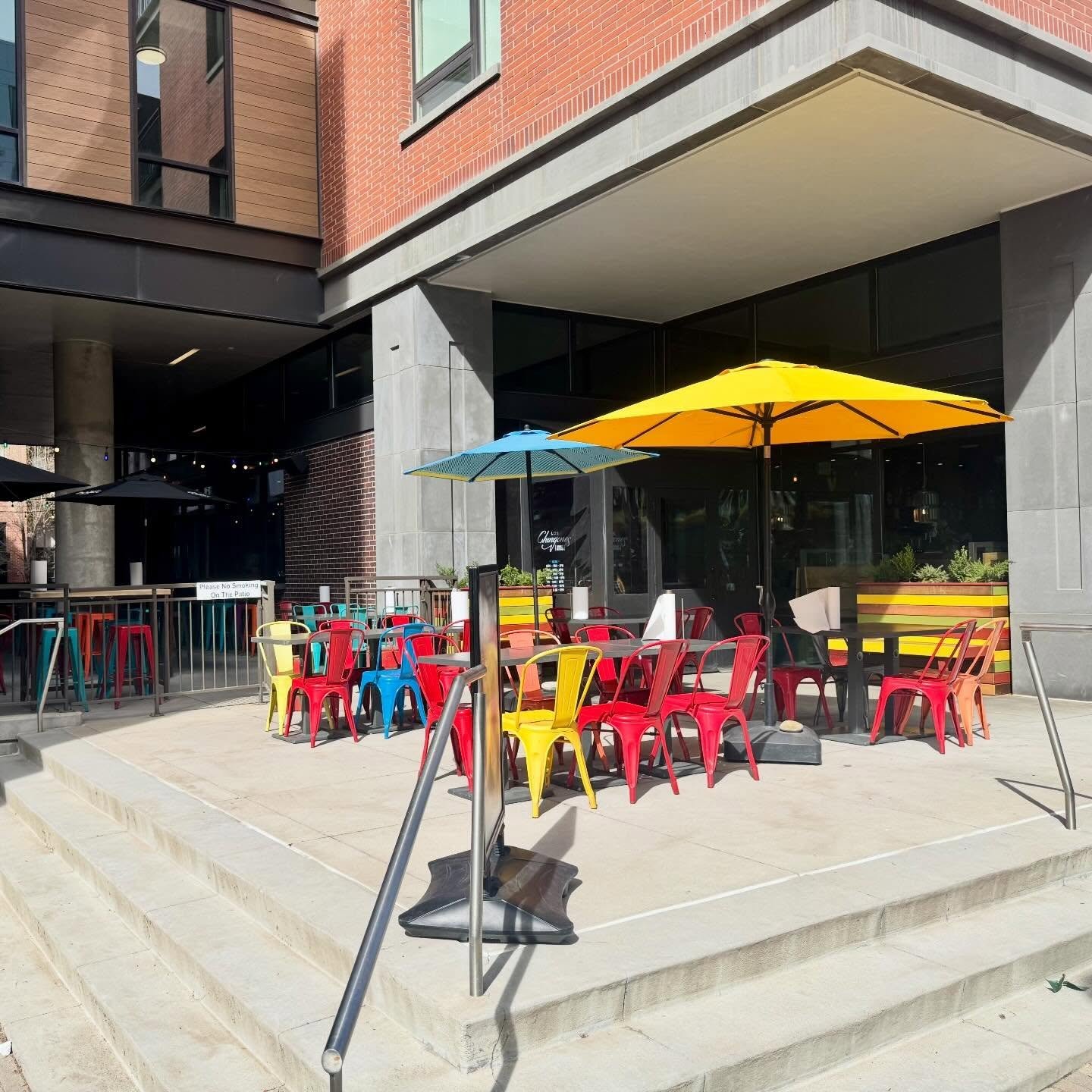 Our patio is so fresh and so clean, we&rsquo;re ready for fake summer! We&rsquo;re not meteorologists, but today&rsquo;s high is 82 and calls for margaritas and tacos. See you later 🫡