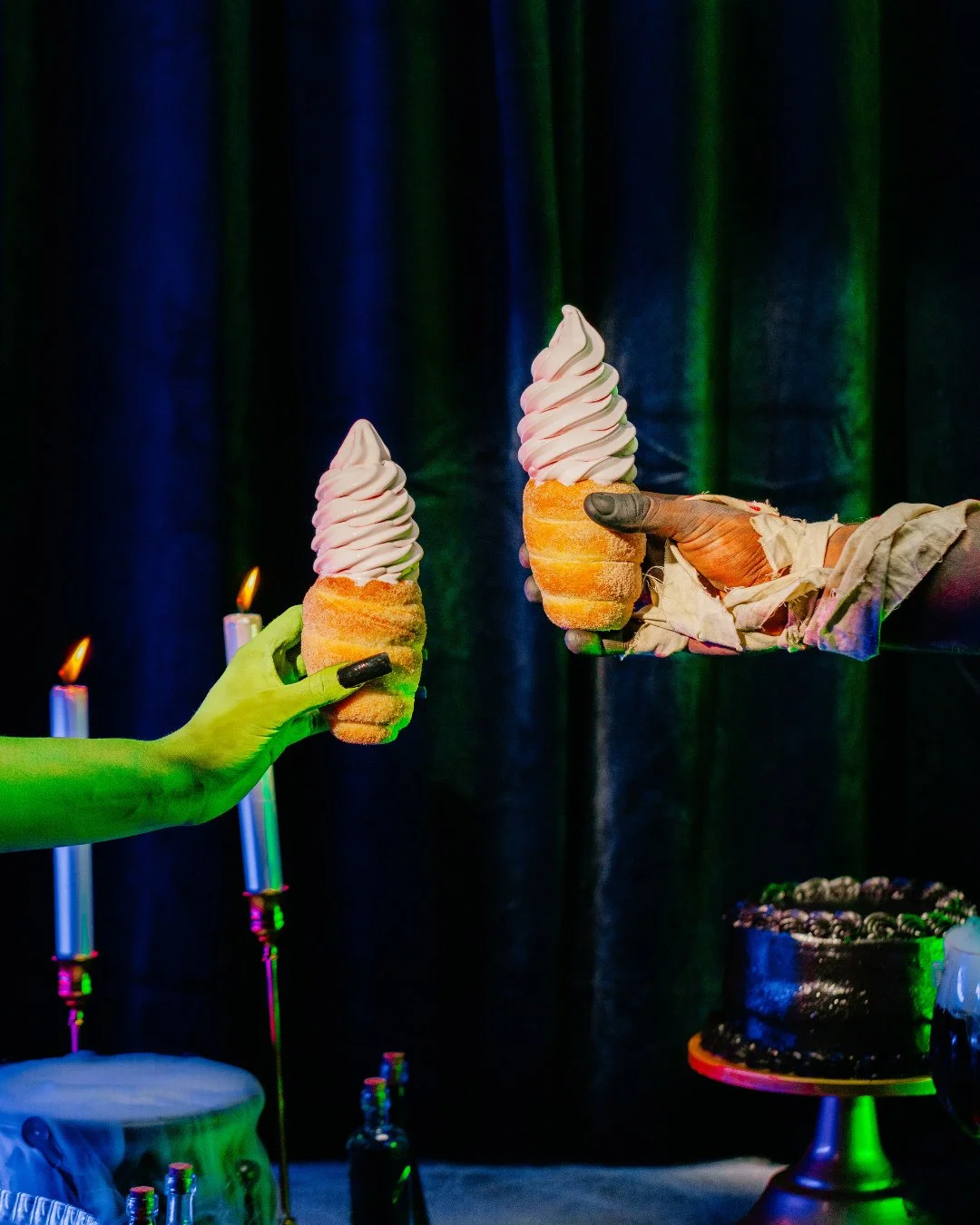 ✨ A potion of pure sweetness. ⁠
Our Witch&rsquo;s Brew Batter is creamy, enchanting, and brewed with cake batter magic just for Halloween. ⁠
Only here this week. 🖤