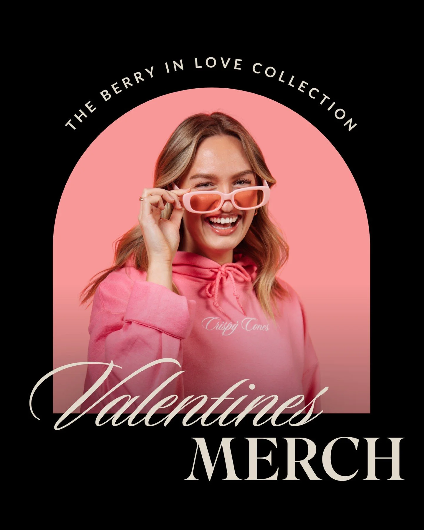 Wear your heart on your sleeve with our EXCLUSIVE Valentine&rsquo;s Day Merch😍

Available now on our website OR shop directly on Instagram Shop! 

What piece do you have your eye on??👀💗

#CrispyCones #ValentinesDay #Merch
