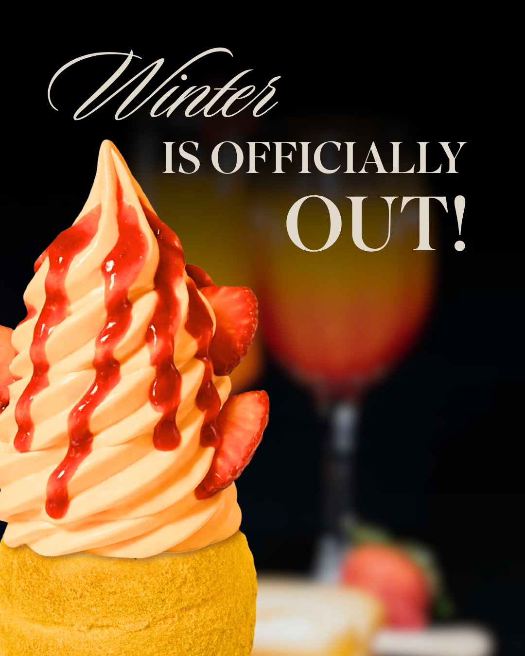 Winter had its moment&hellip; but we&rsquo;re ready for something brighter 🍊✨⁠
⁠
Berry Orange Bliss is that perfect in-between!⁠
Sweet berry + fresh citrus meets creamy soft serve 🤤⁠
⁠
It&rsquo;s light, refreshing, and exactly what this season call