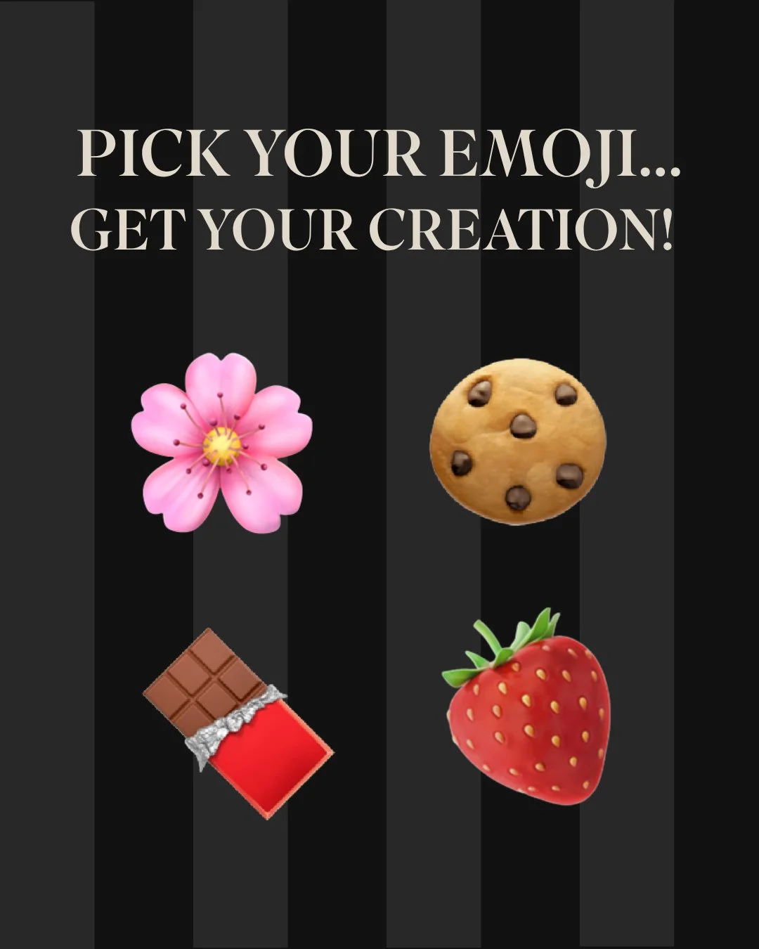 Your creation says a lot about you&hellip; 👀 So tell us, what emoji did you pick?⁠
⁠
Drop your emoji below and we&rsquo;ll tell you what it says about you 👇⁠
⁠
#CrispyCones #PickYourFlavor #PickAnEmoji #IceCreamLovers