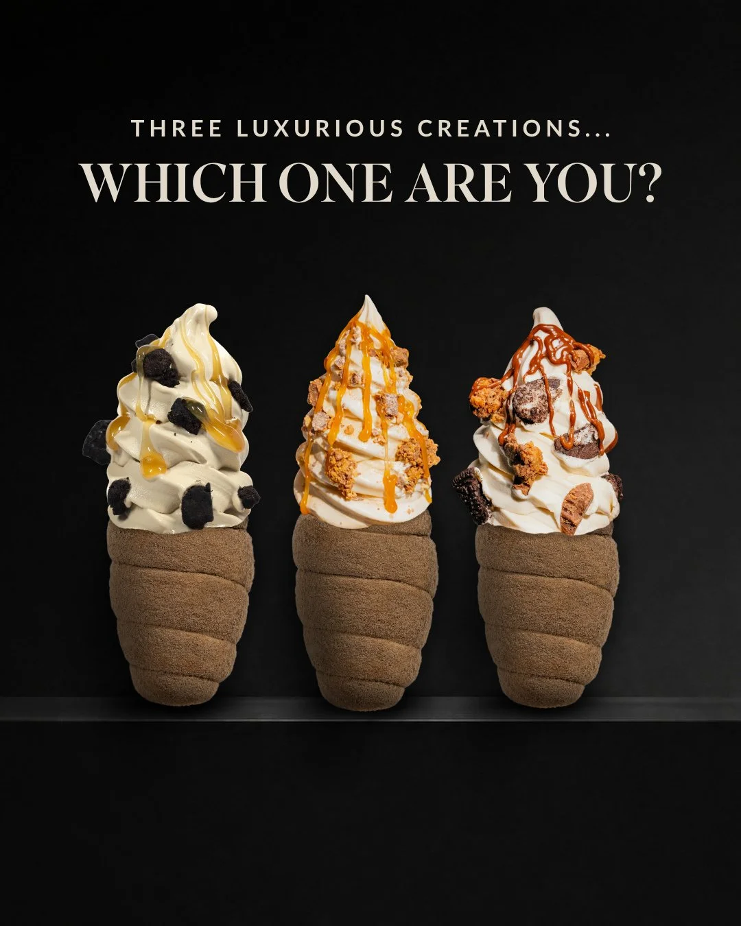 Every friend group has one... 👀⁠
⁠
Tag your friends: Who&rsquo;s the overachiever, the main character, and the ride or die ⬇️⁠
⁠
#CrispyCones #LuxeCandy #TagYourFriends