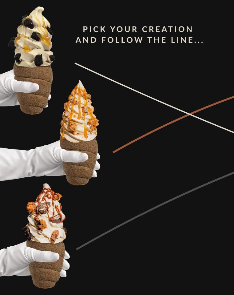 Every path ends at Crispy Cones 🍦

This week only, we are spoiling you with THREE specialty creations 🍫✨

🍫 Luxe Candy Bar: peanut butter and salted caramel galore
✨ Chocolate Gold: indulgent caramel chocolatey goodness
🥜 PB Chocolate: classic, c