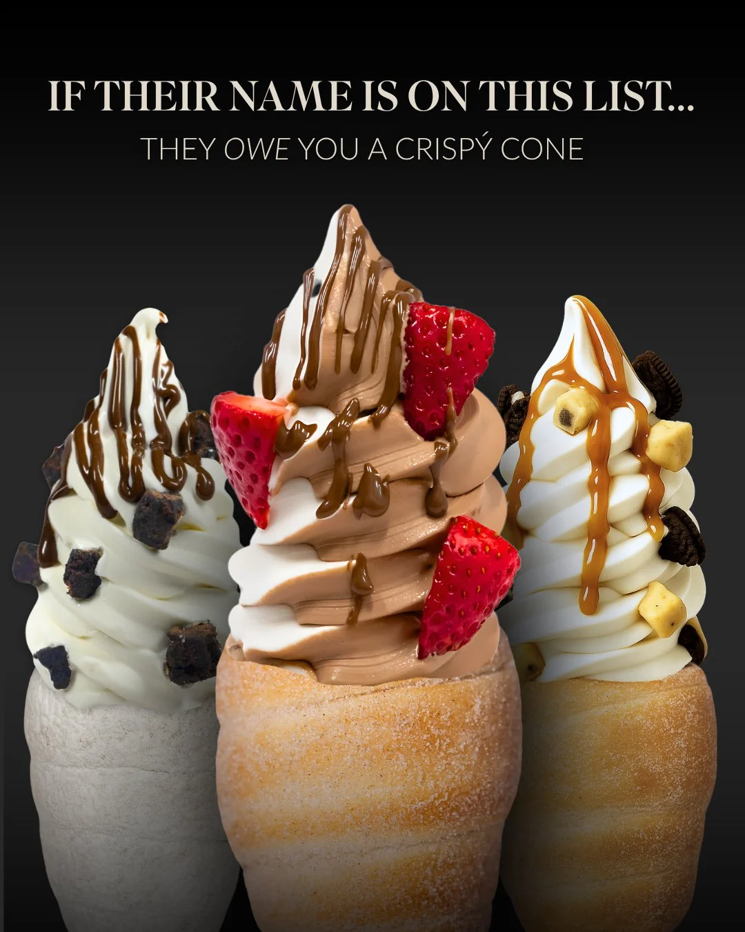 We don&rsquo;t make the rules 🤷&zwj;♀️🍦👀⁠
⁠
Send this to them and sort it out 🤭