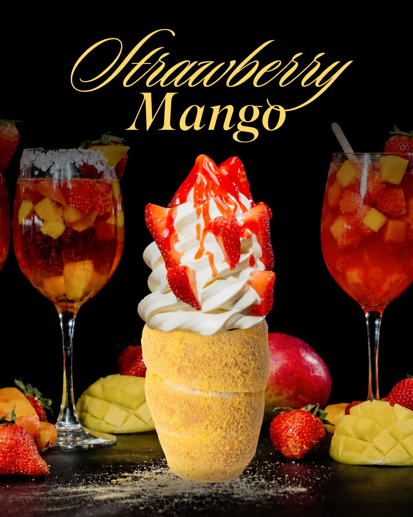 Strawberry Mango is bringing ULTIMATE summer vibes 🤩🥭⁠
⁠
Bright mango and fresh strawberry layered in our limited edition mango cone, the Strawberry Mango is perfectly balanced and absolutely unreal!⁠
⁠
Don't wait on this one, you'll want to keep c