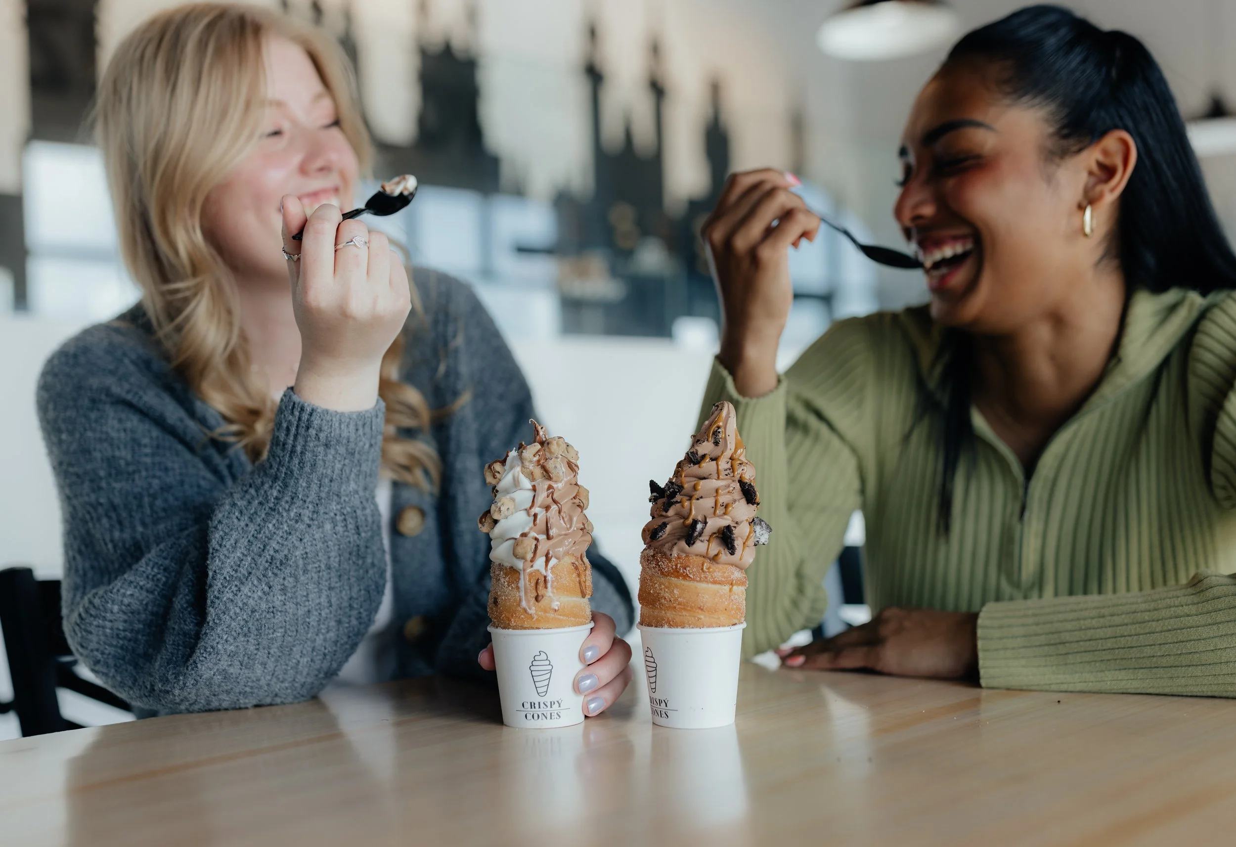 Are Crispy Cones made fresh?