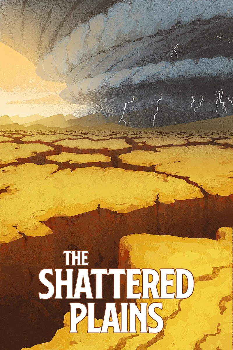 Shattered Plains, official Cosmere travel postcard