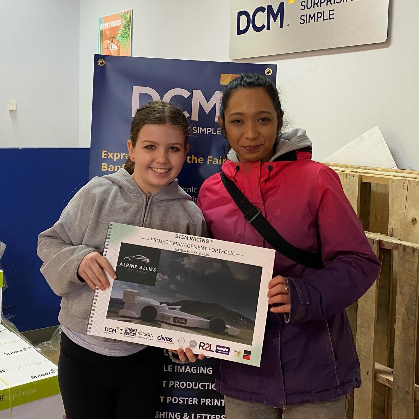 Huge thank you to DCMfor helping us bring our vision to life by printing our portfolios! We&rsquo;re so proud of what we&rsquo;ve created and grateful for the support.

#AlpineAllies #STEMRacing #F1inSchools #Gratitude #BanffToCharlotte @stemracing.u