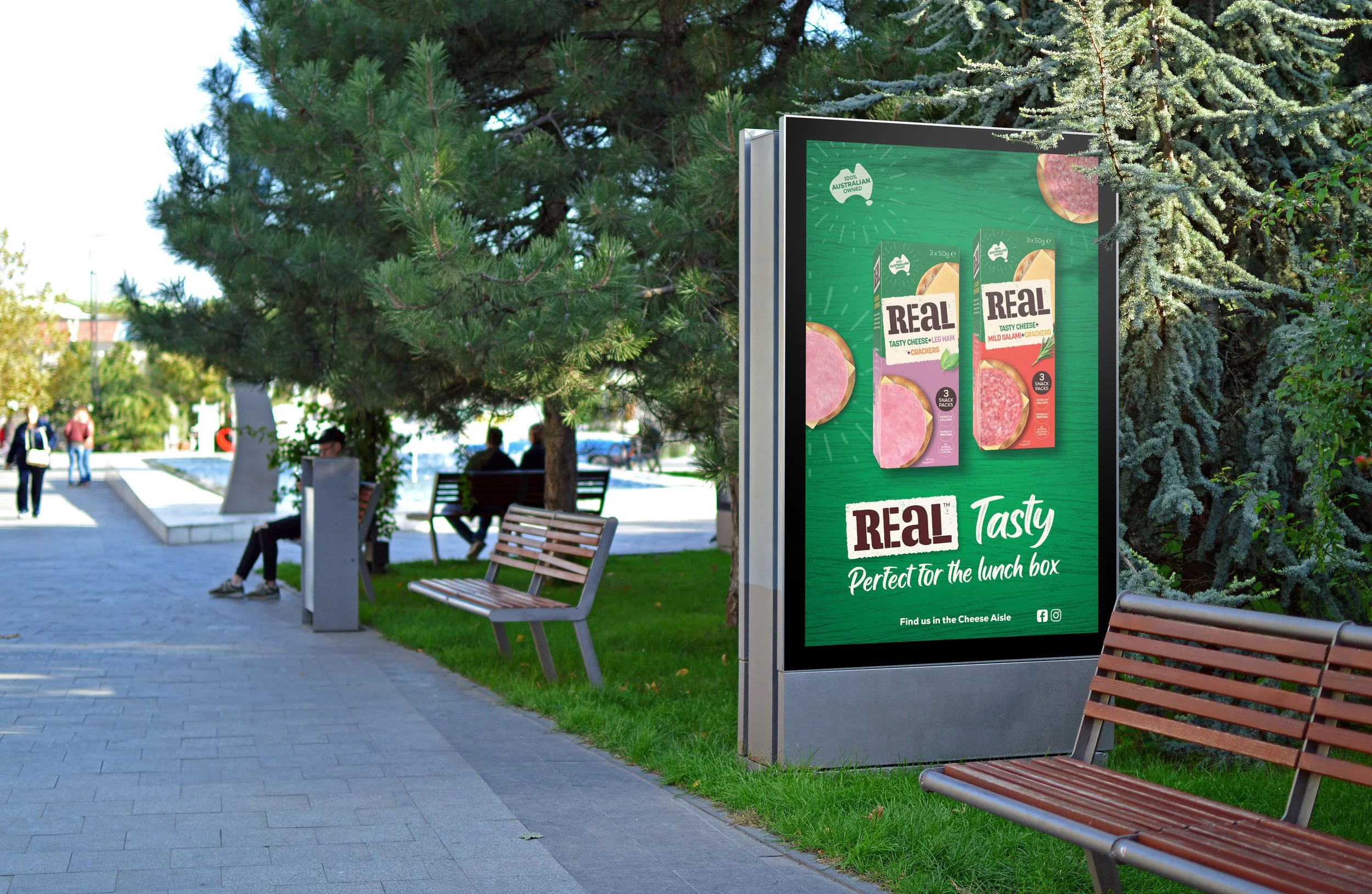 REAL Snacking Lightbox Ad