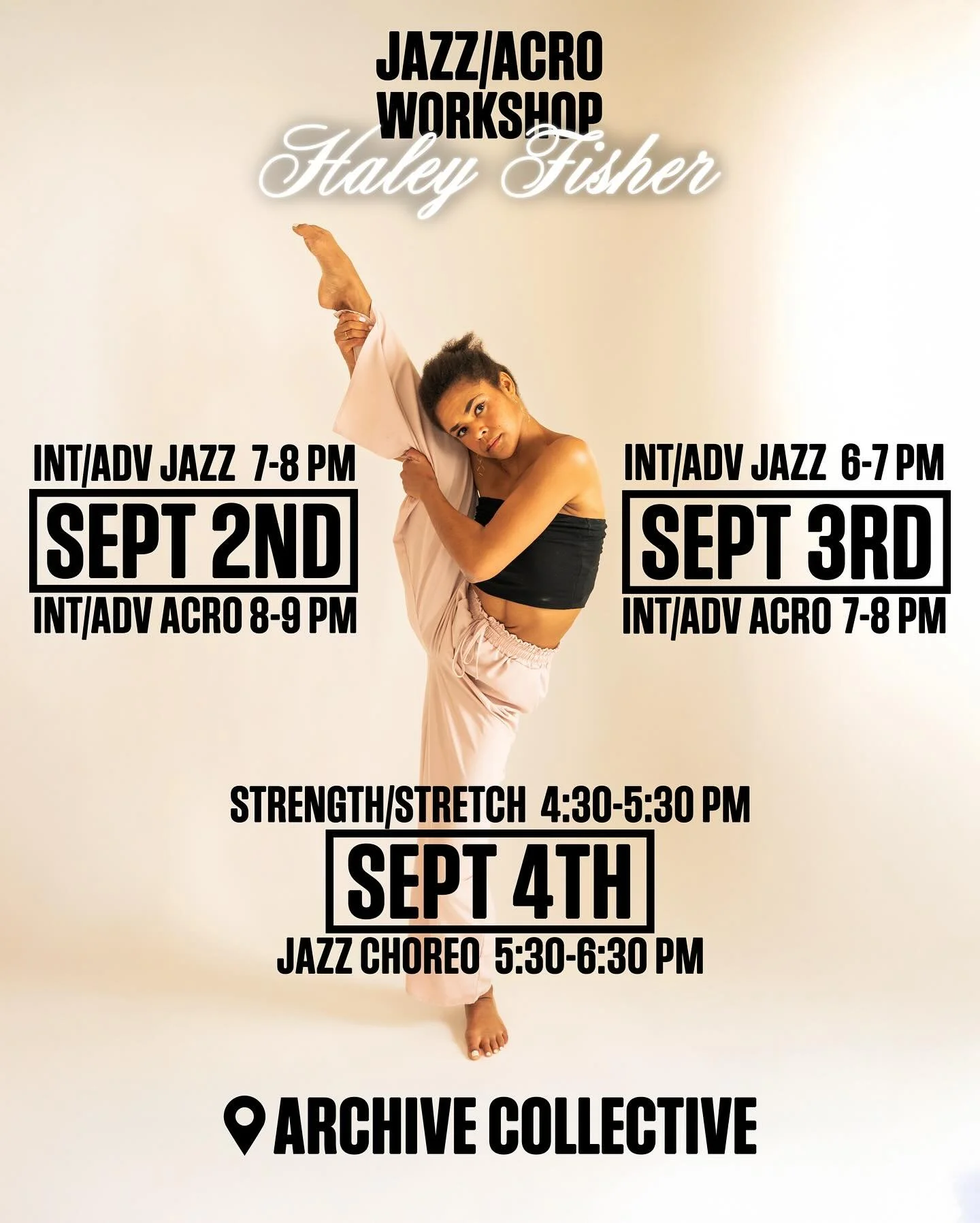 JAZZ CHOREO 5:30-6:30 PM
