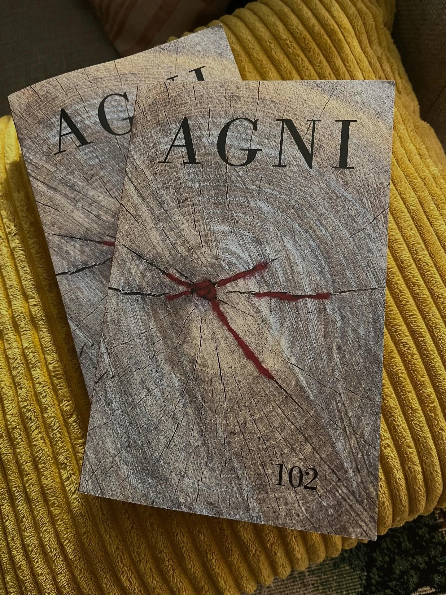 Thank you @agni.magazine for publishing &ldquo;Betel Nut Babe&rdquo; 💚💚💚 Such a great experience