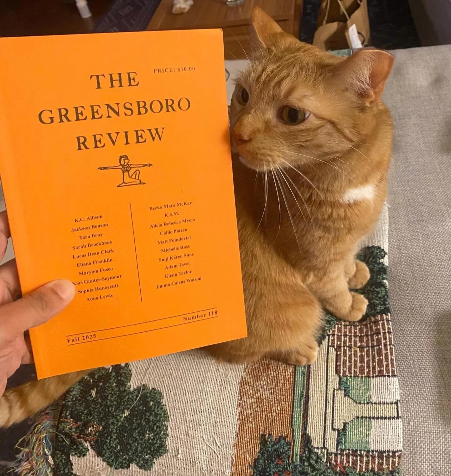 What a wonderful thing to come home to 🧡 Thank you to everyone at @greensbororeview for helping &ldquo;The Lucky Buddha&rdquo; find a home 🙏