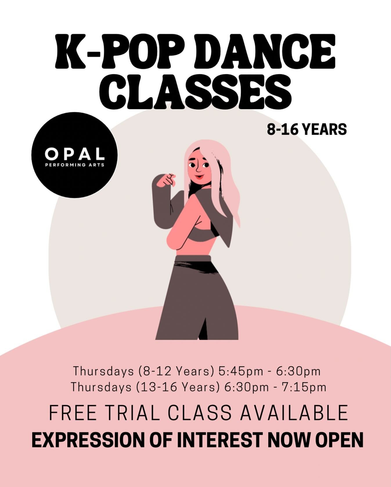 ✨ CALLING ALL K-POP LOVERS ✨

You asked&hellip; we listened! After receiving so many enquiries about K-Pop, we&rsquo;re excited to explore the launch of K-Pop Dance Classes at Opal Performing Arts. 

K-Pop dance blends styles like contemporary, hip-h