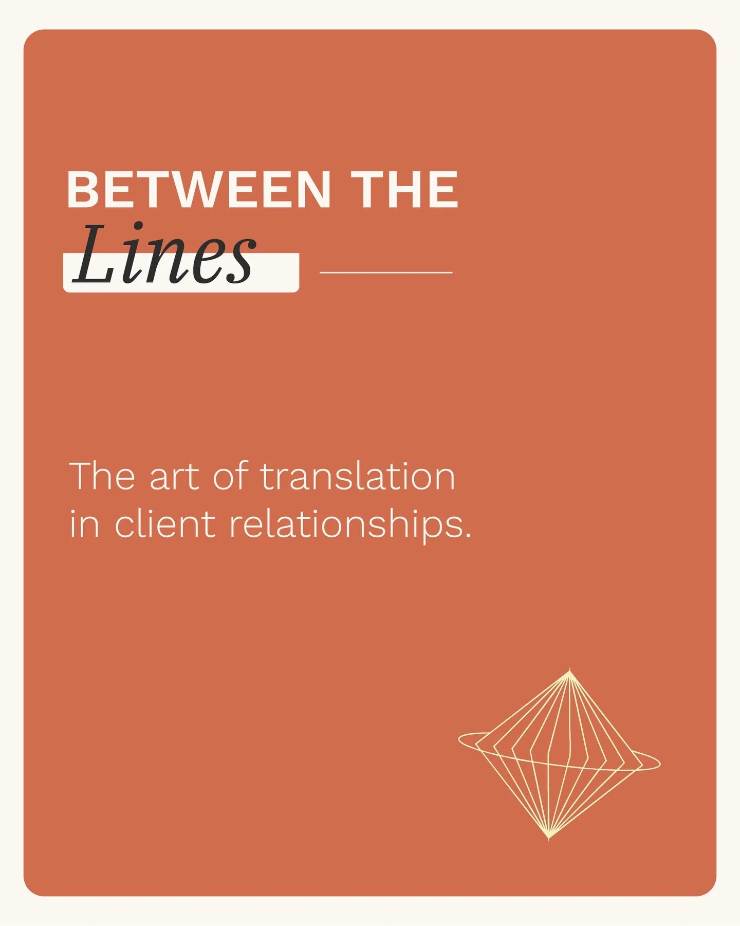 Every brief has fine print.
We just happen to hear it.

Here&rsquo;s how we translate what clients say into what they really need.

#SurgePOV #SurgeProductions