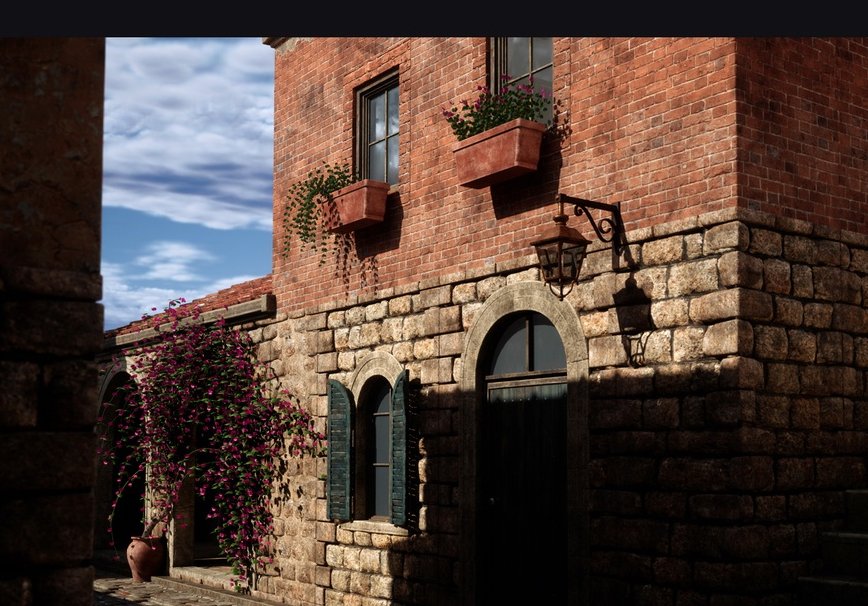 Tuscan Courtyard Unreal Engine Virtual Set 5.jpg