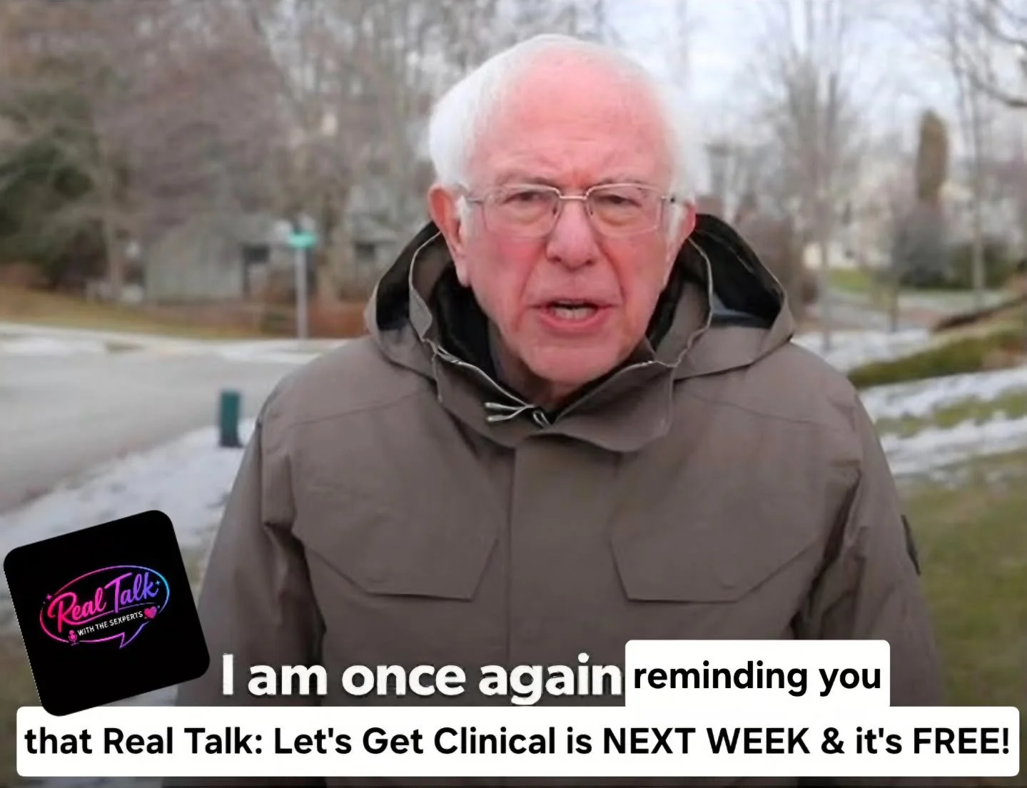 🔗 to register is in my bio!

@RealTalkSexperts is a monthly FREE open Q&amp;A panel of s&sup3;x educators, s&sup3;x therapists, and intimacy &amp; relationship coaches, where we give you the real-real on s&sup3;xual health, and answer all your quest