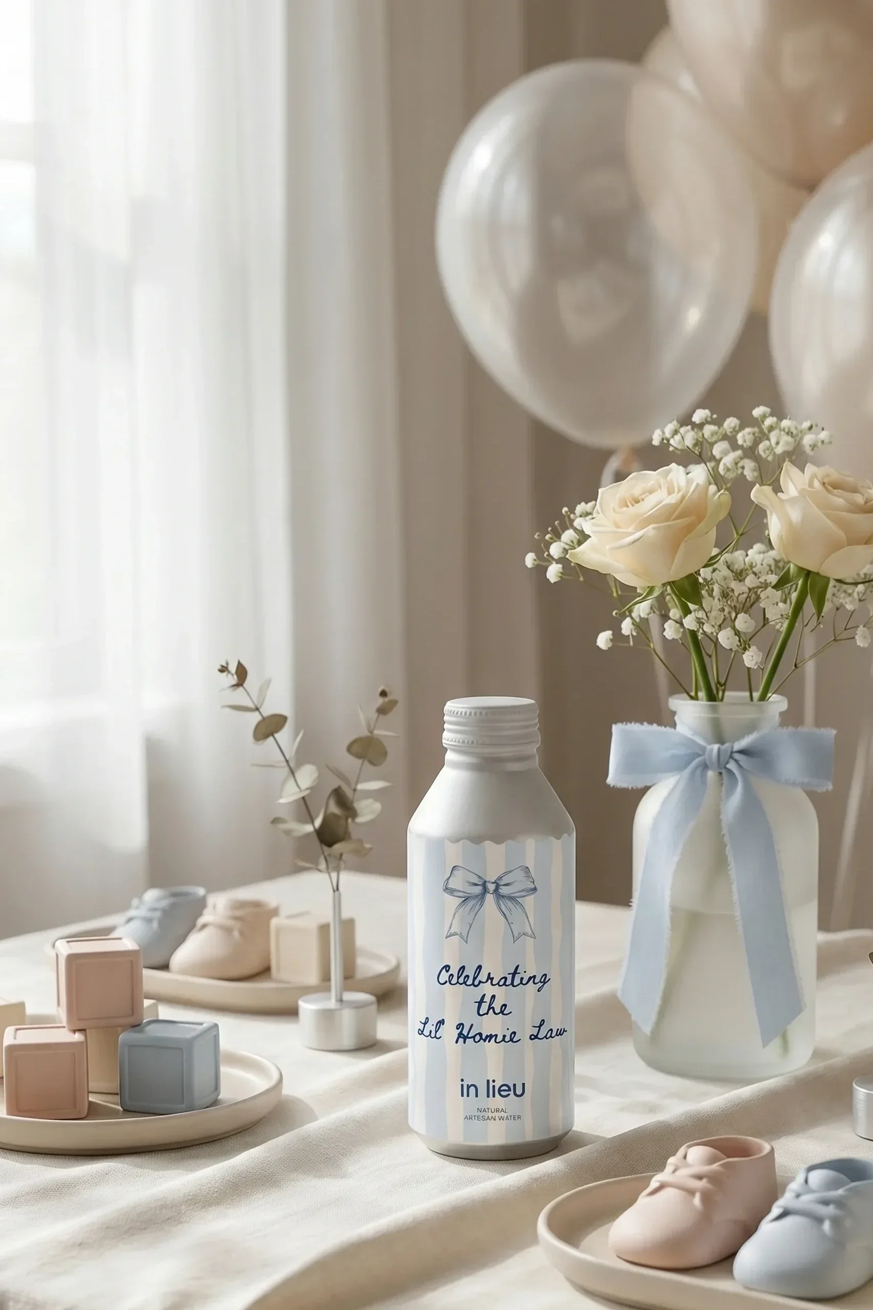   in lieu with babyshower  