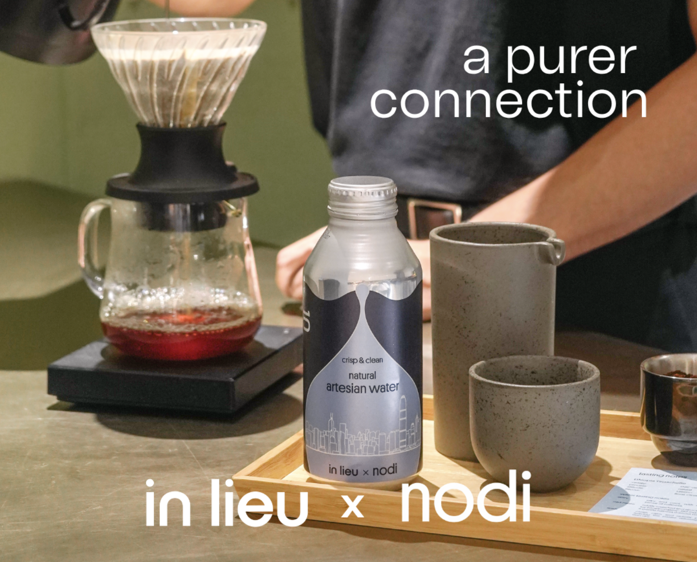 nodi x in lieu filter coffee: a purer connection