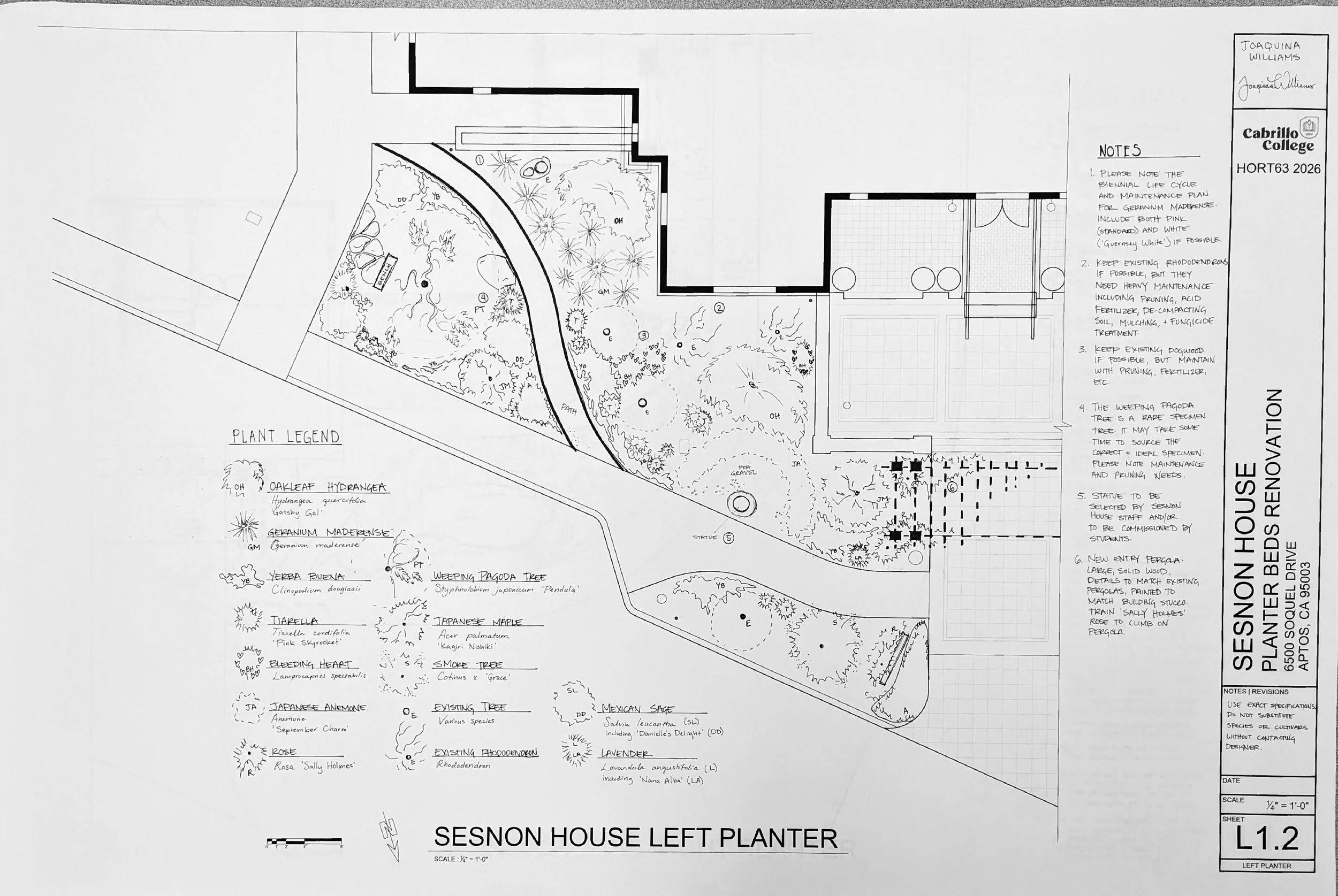 Landscape plan p.2