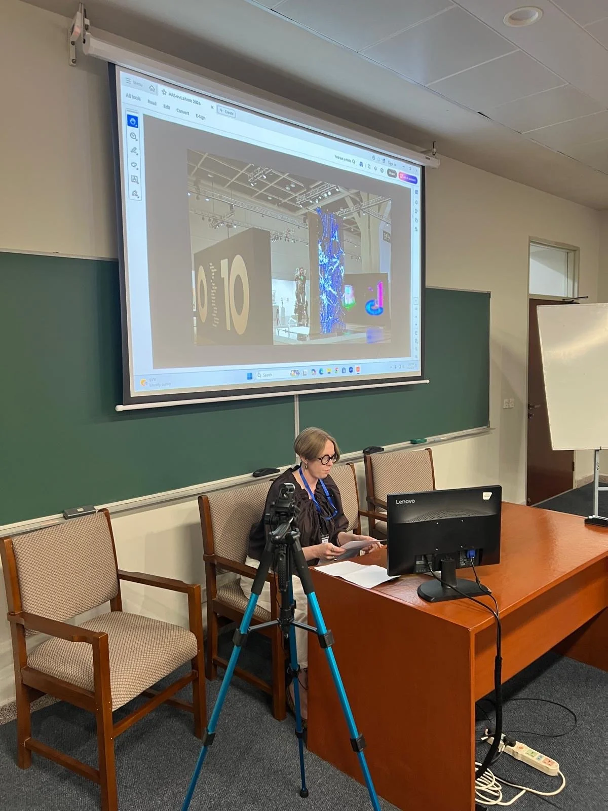 5 LUMS AAS Katerine presenting.JPG