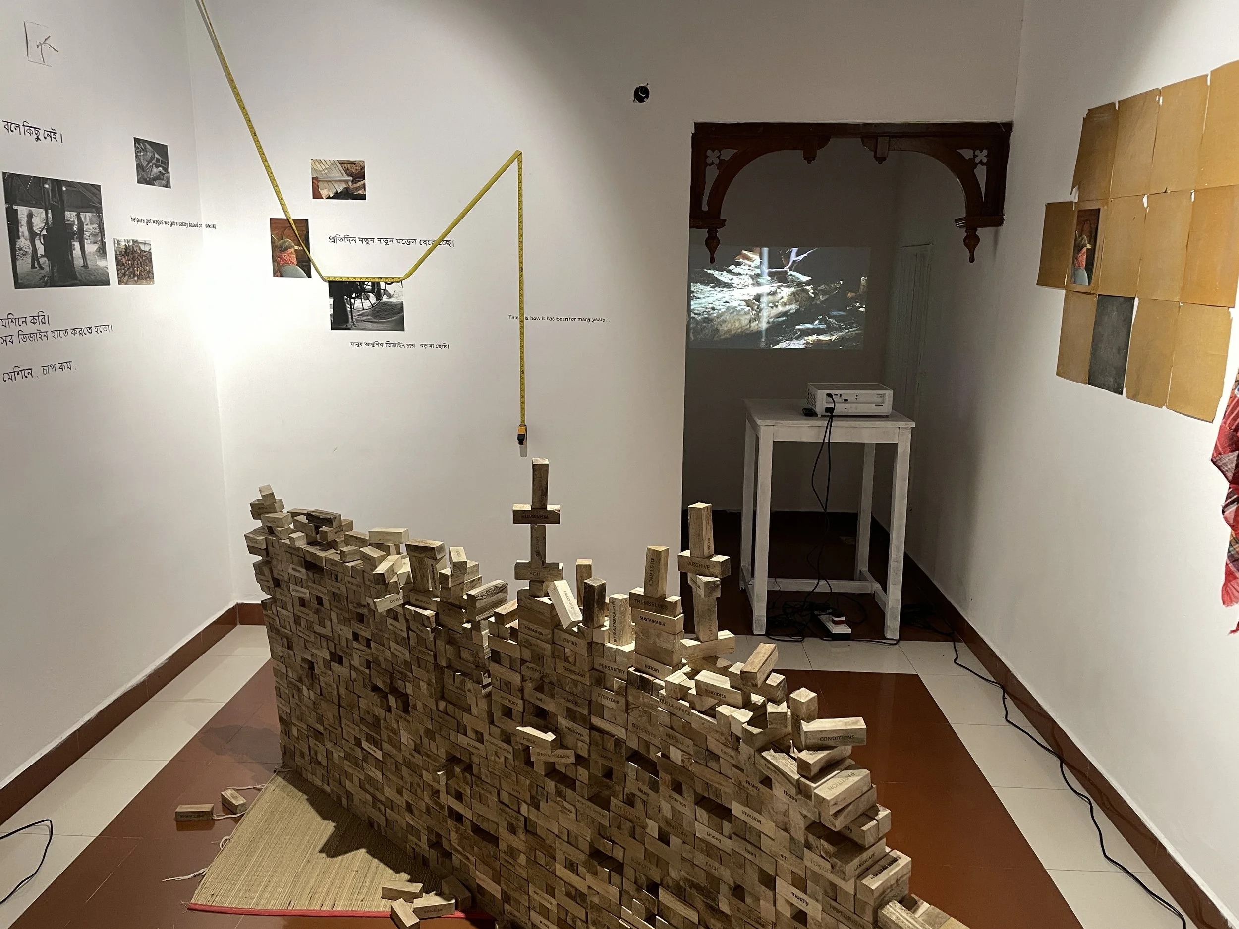 Collective artwork by Group 7+1  Photo by Rugun Sirait