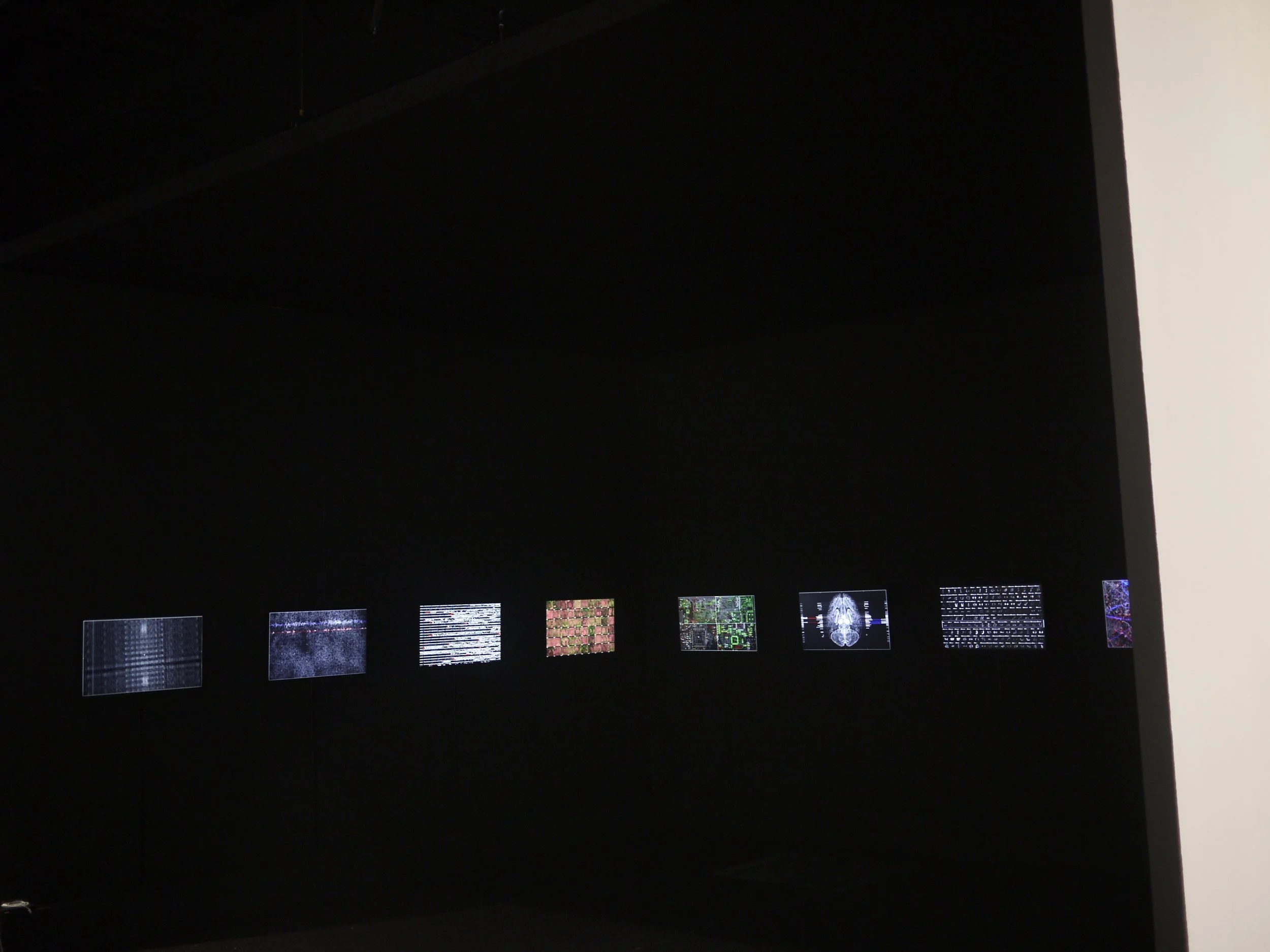 Almine Rech’s Zero 10 presentation of Ryoji Ikeda’s data.gram [n°11] (2026)