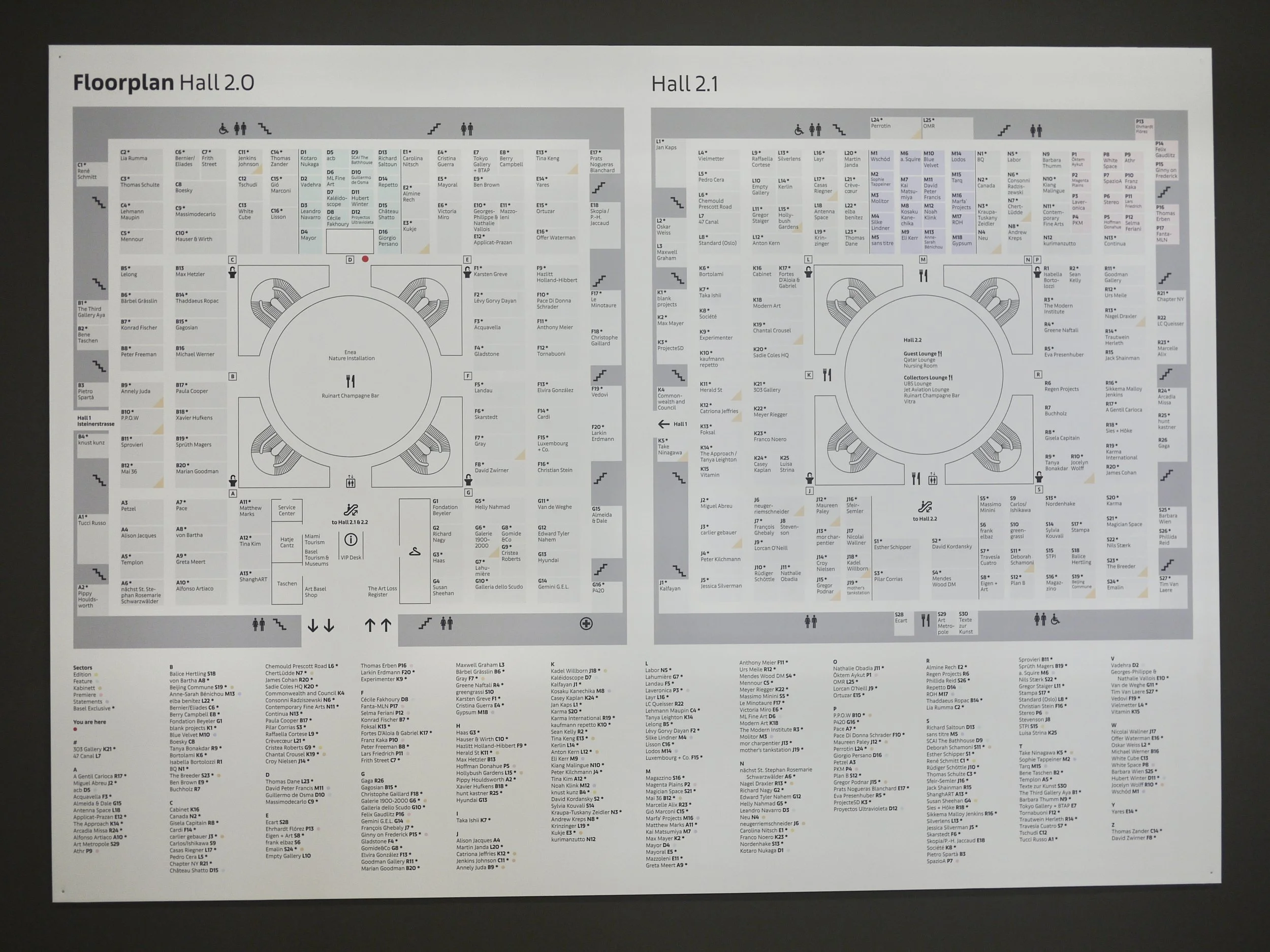 Floor plan of the two levels of Hall 2, described by Ciotti (2022) as resembling a “mandala of value” 