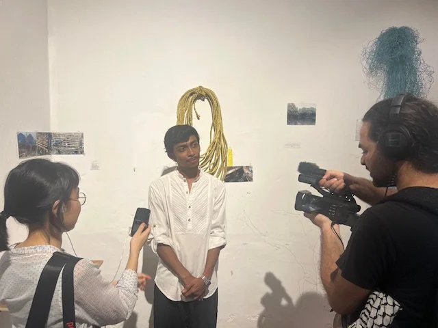 Interviewing Sharvin Jangle Photo by Manuela Ciotti