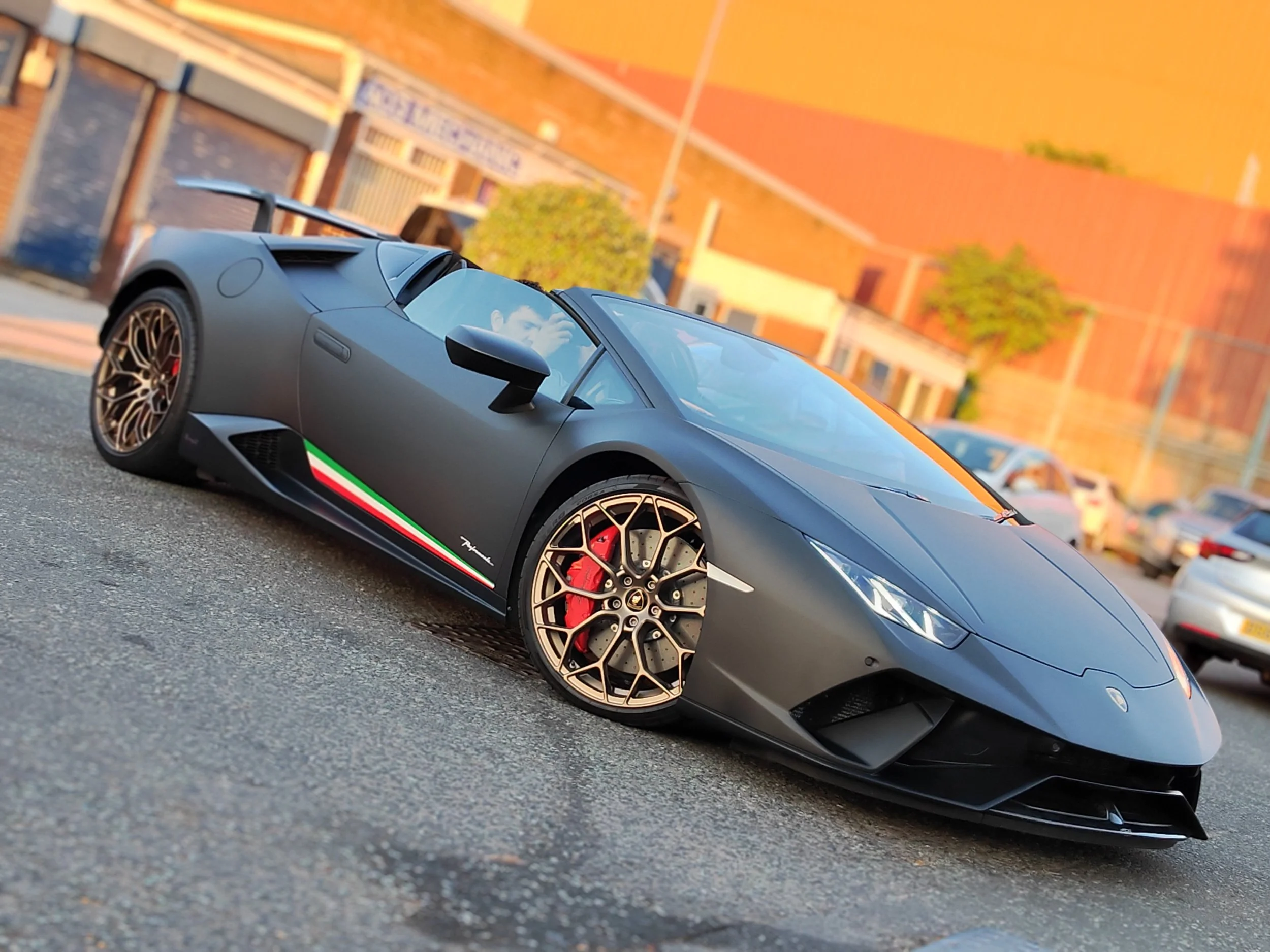 Matte Black Huracan Spyder