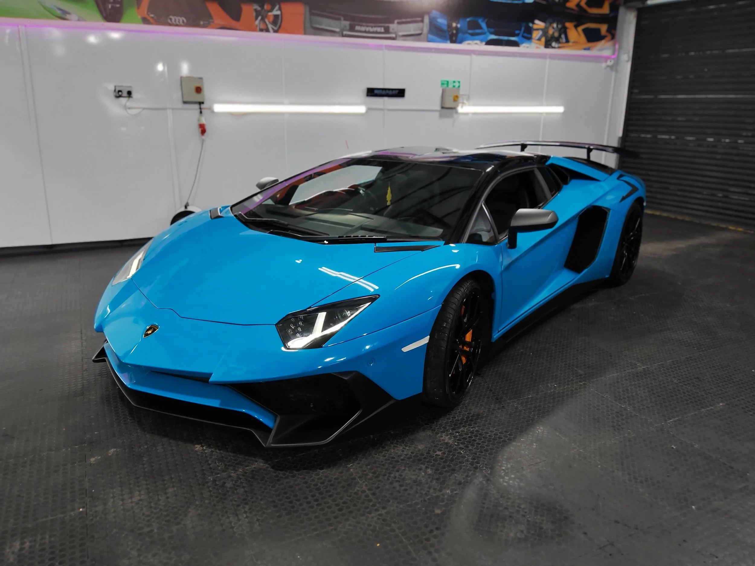 Exotic Blue Aventador