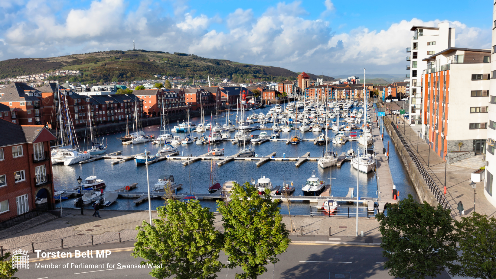 Time to Take Ownership: MP pushes for Swansea Council adoption at flag ship Marina Development&nbsp;