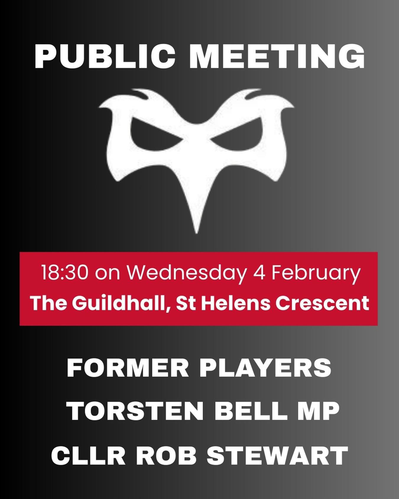 With the future of the Ospreys uncertain, Swansea Council Leader Rob Stewart and I are hosting a public meeting to bring together local clubs, supporters, formers players and community leaders. Join us to hear the latest updates on the fight to keep 