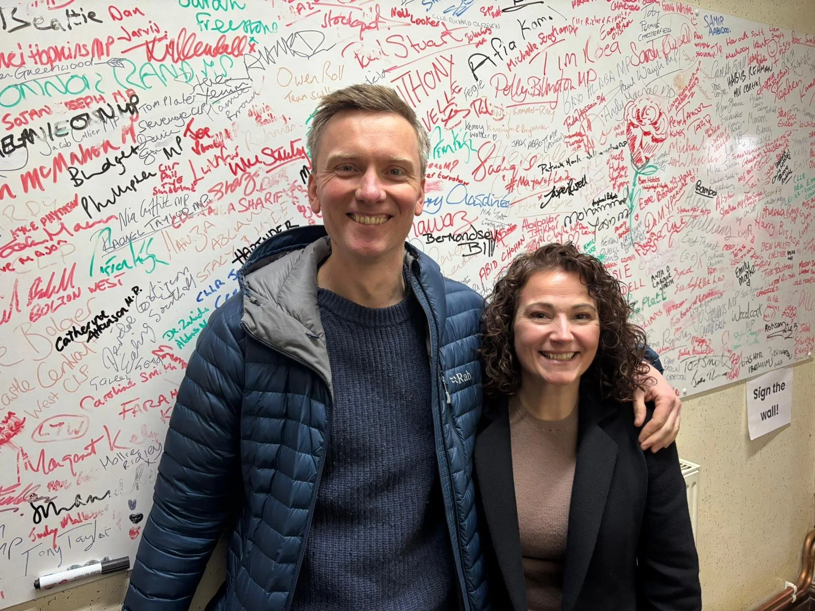 Campaigning today for Angeliki Stogia in Gorton and Denton. 

Politics goes through phases. This phase is one of stark choices - here a choice between a Tommy Robinson-backed Reform candidate who thinks people born here aren't British, and a Labour c