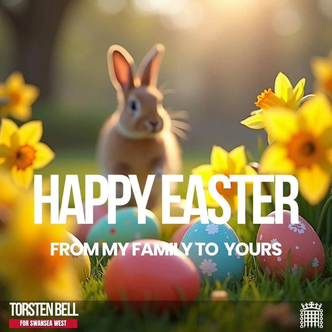 Wishing everyone a Happy Easter Sunday - in Swansea and beyond.