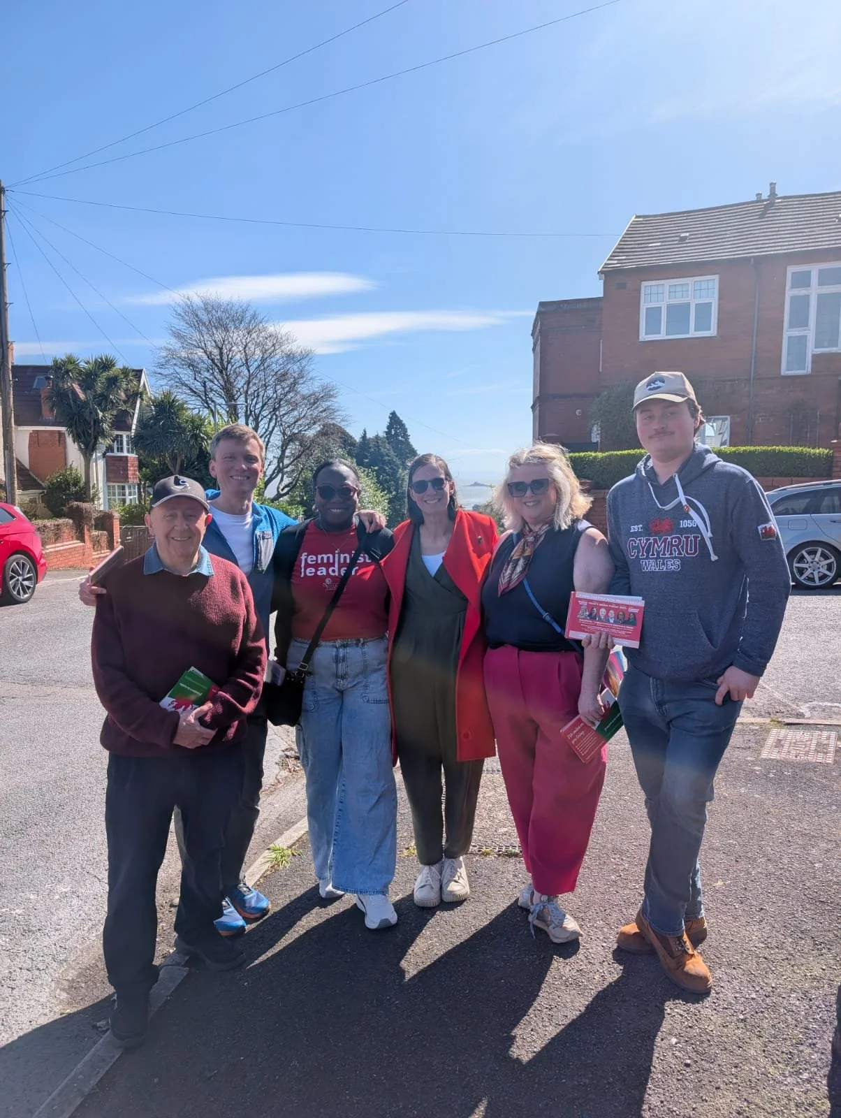 There was no better way to spend the sun while it lasted than doorknocking in Uplands joined by not one, not two, but THREE brilliant Labour candidates Rebecca Fogarty, Rebecca Francis-Davies and Patience Bentu.
