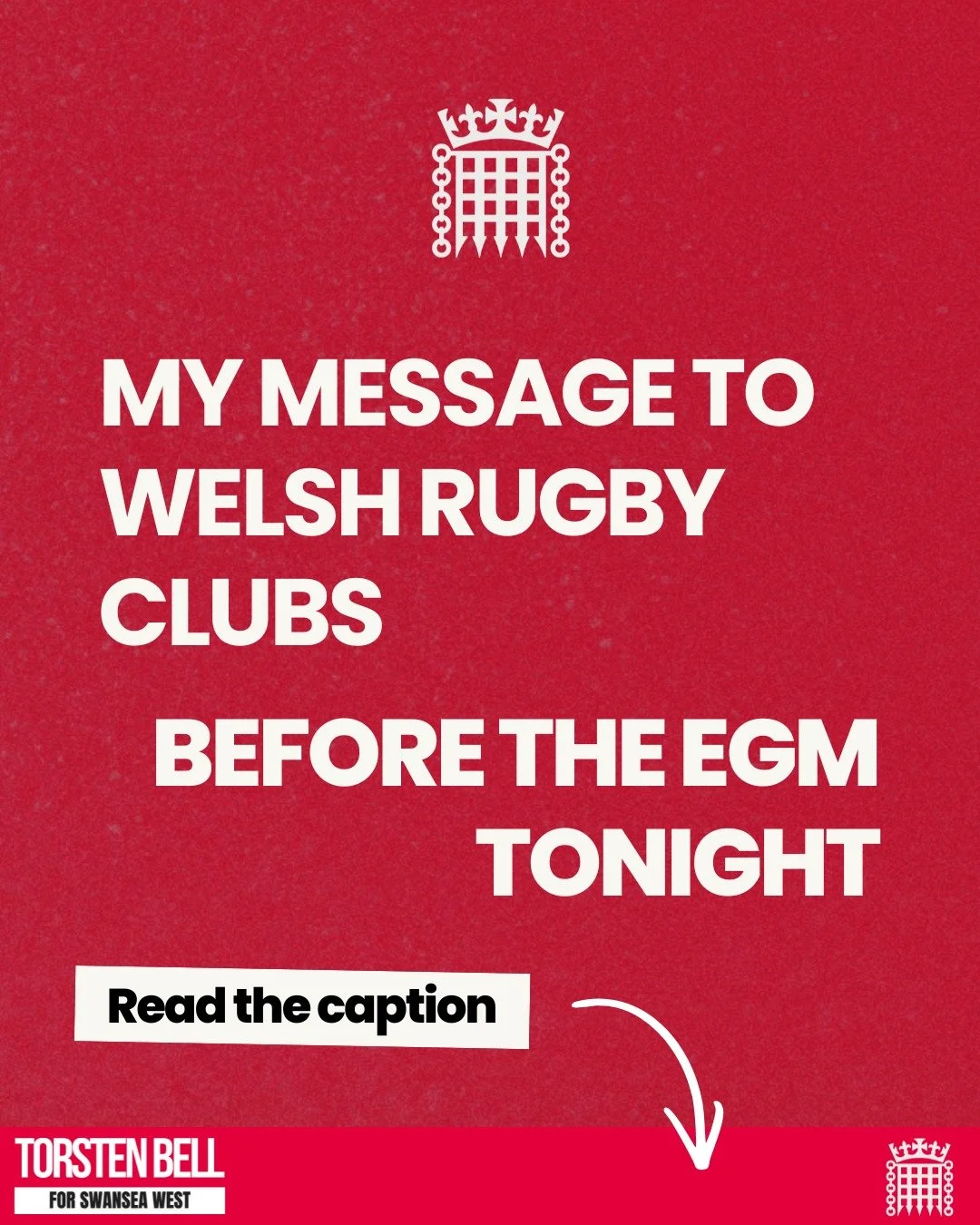 Tonight, clubs from every corner of Wales will gather for an EGM. This EGM has already achieved something crucial: a change of leadership at the WRU. The Chair is rightly stepping down in the coming months, and that&rsquo;s only because him going was