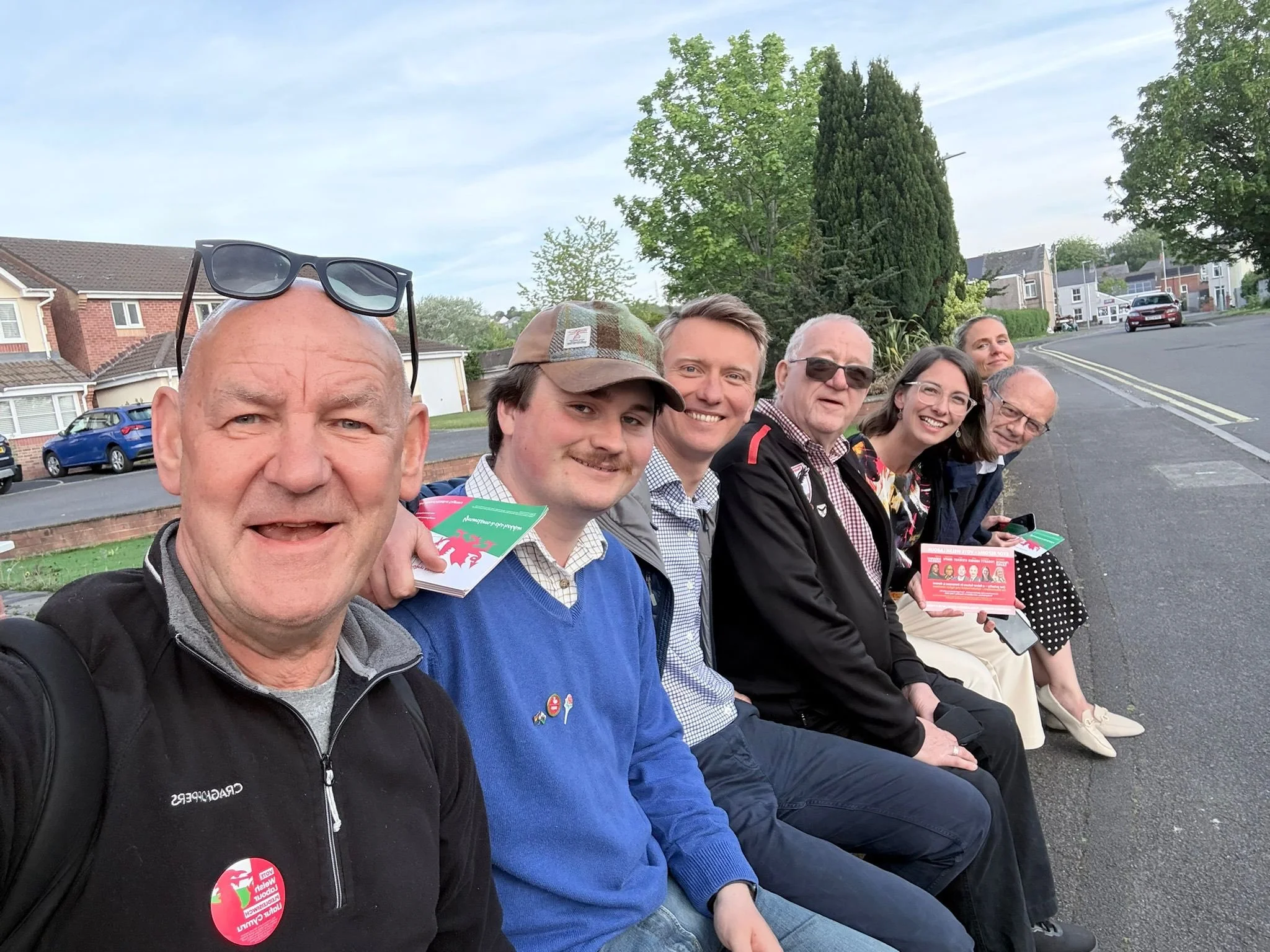 Pontarddulais and Llangyfelach campaigning with top Welsh Labour candidates 
Rob Stewart, Mike Hedges, Rebecca Francis-Davies and Patience Bentu. 
 
Pit stop at Plough and Harrow to power-up before another session in the afternoon - a great day.