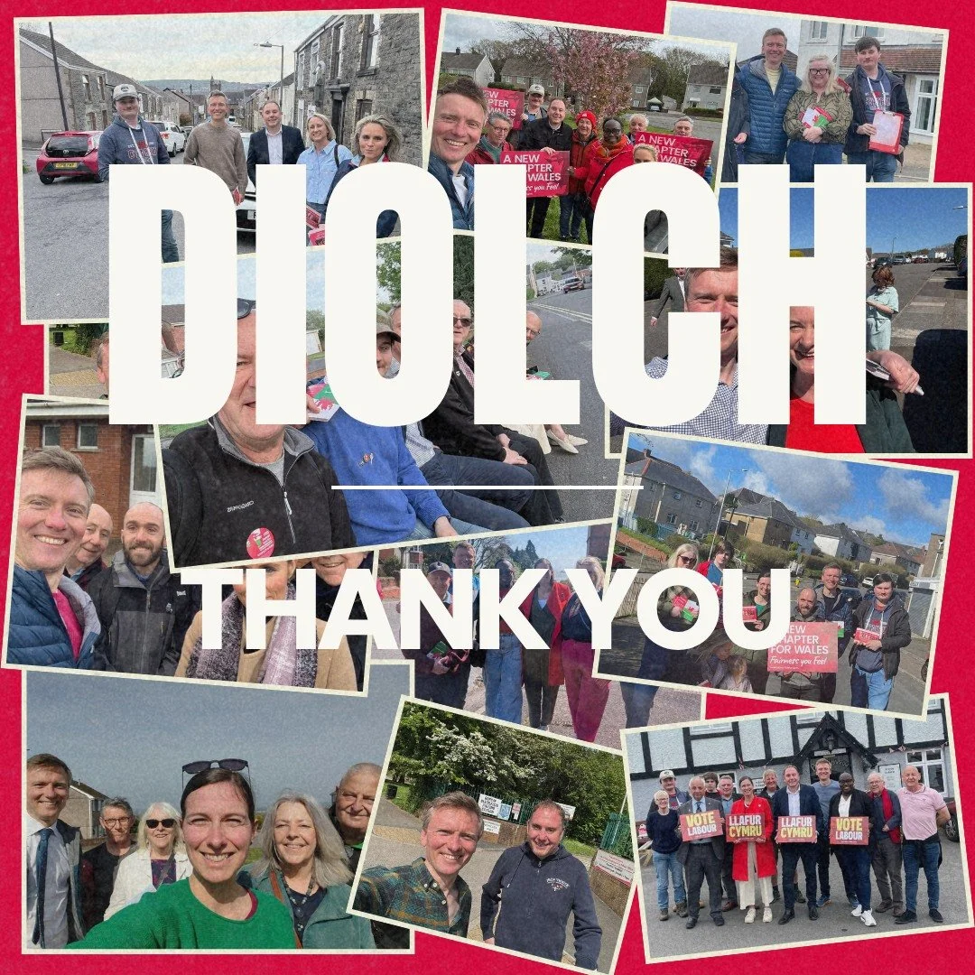 As polls close, I'm sending out a huge thank you to the brilliant Swansea West Labour team for all the hard work put into this campaign. 

Hundreds of doors knocked, thousands of votes won. Diolch.