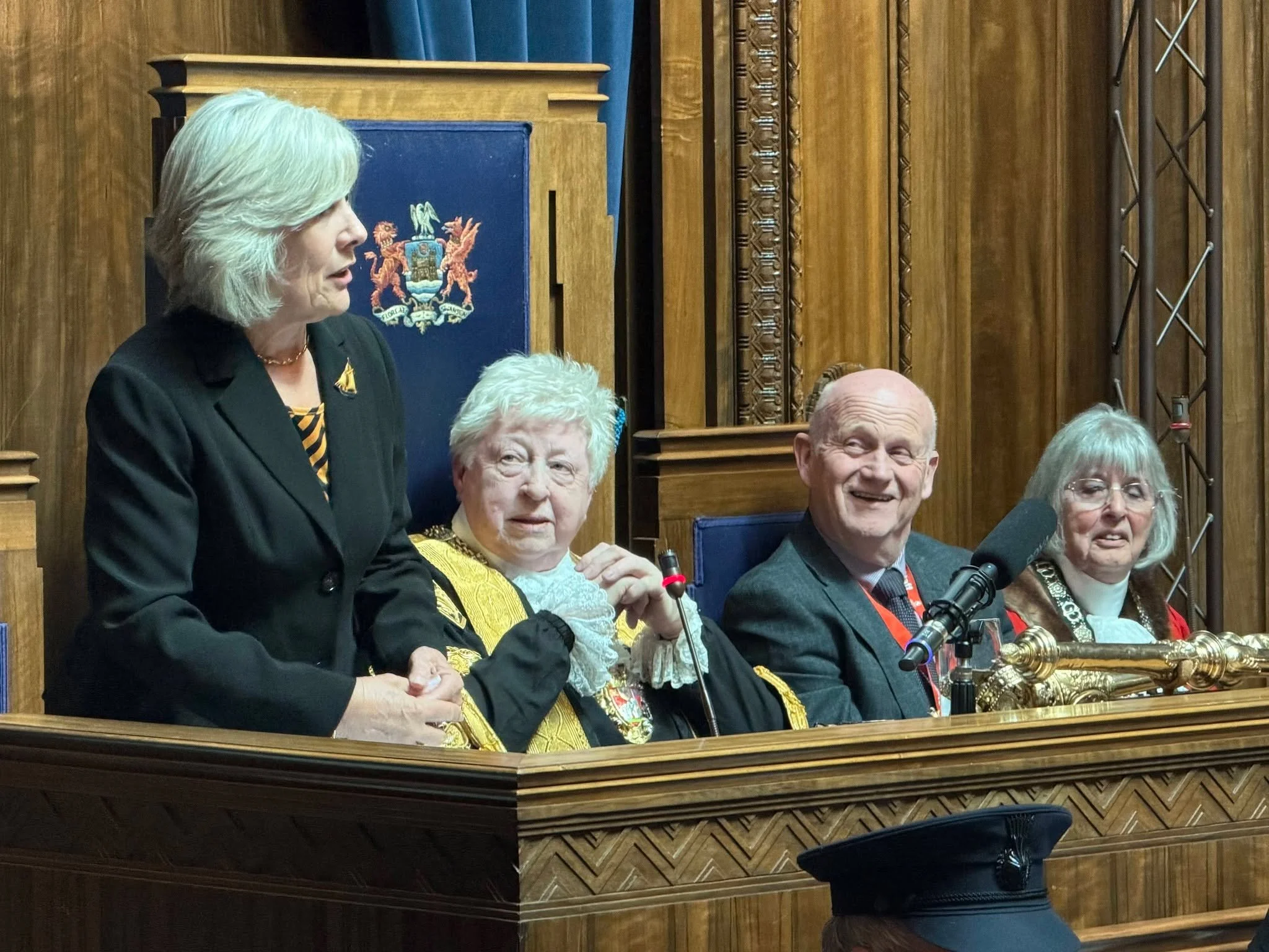 Honoured to attend today&rsquo;s inauguration of the Lord Mayor of Swansea.

A heartfelt thank you to outgoing Lord Mayor Cheryl Philpott for her dedicated service as First Citizen of Swansea. She has worked tirelessly engaging with residents, charit