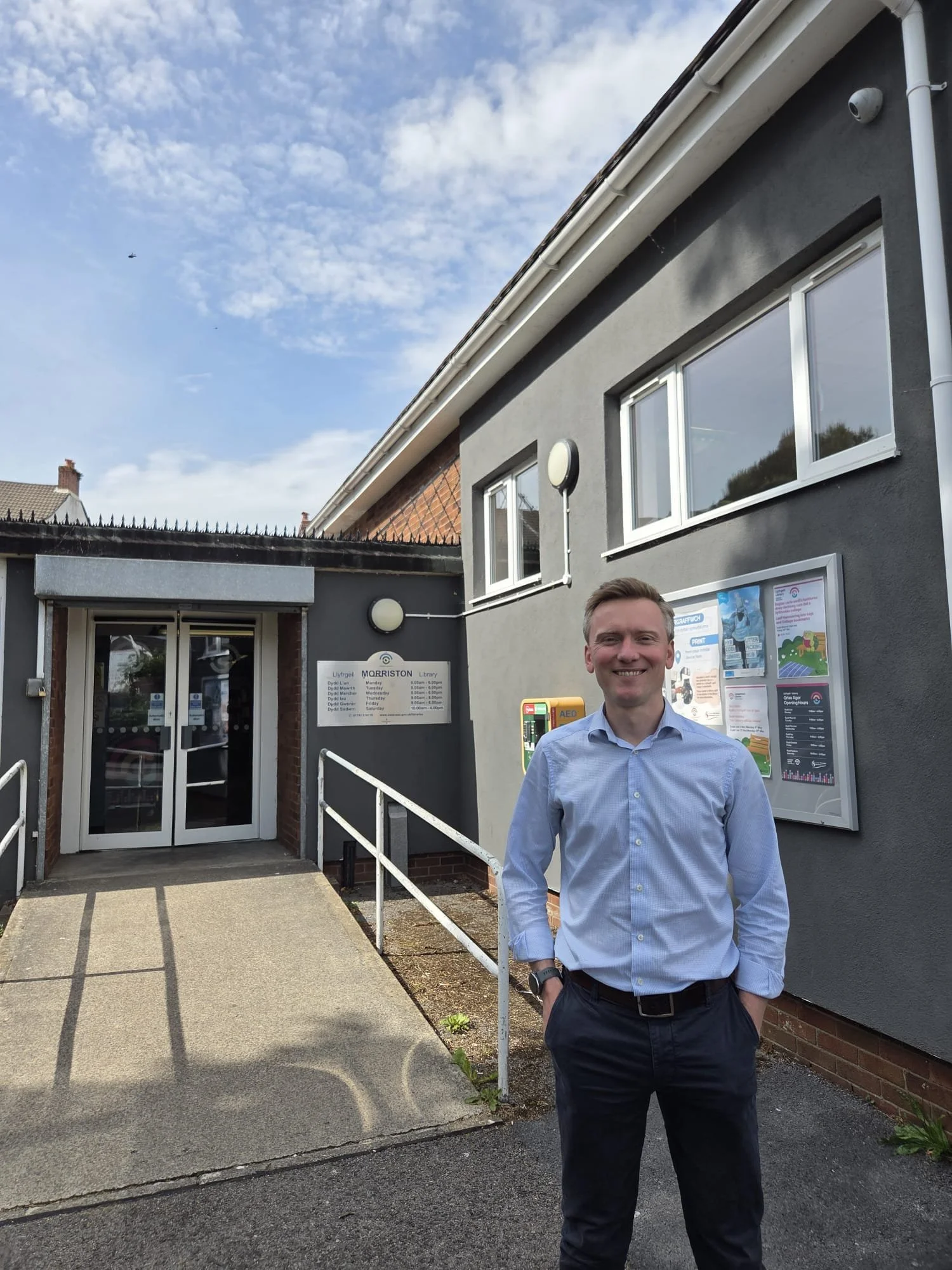 It&rsquo;s a beautiful day in Swansea, and another great surgery meeting with locals in Morriston.

If you'd like a surgery appointment, please contact my office: torsten.bell.mp@parliament.uk