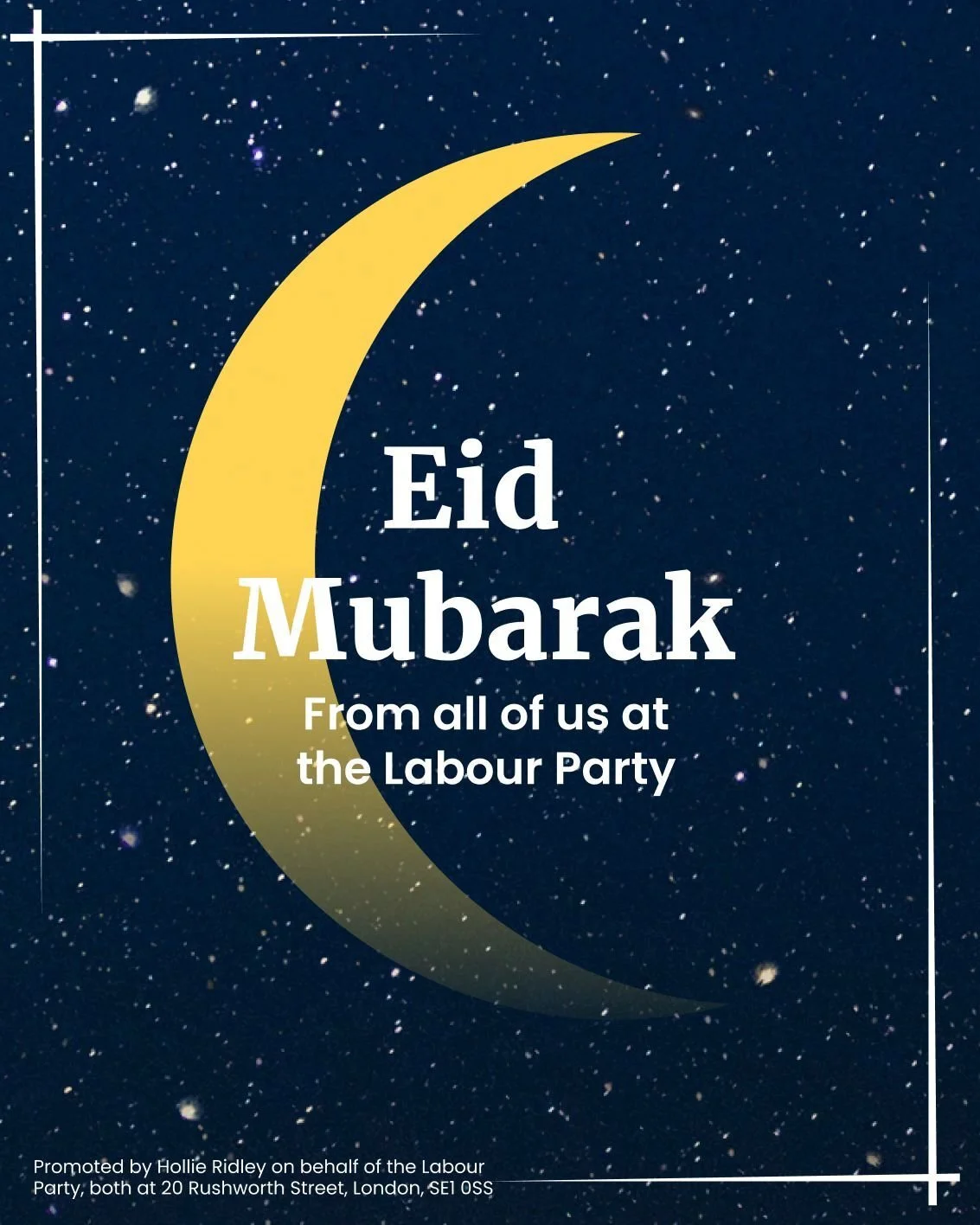 Happy Eid Mubarak to everyone celebrating today!