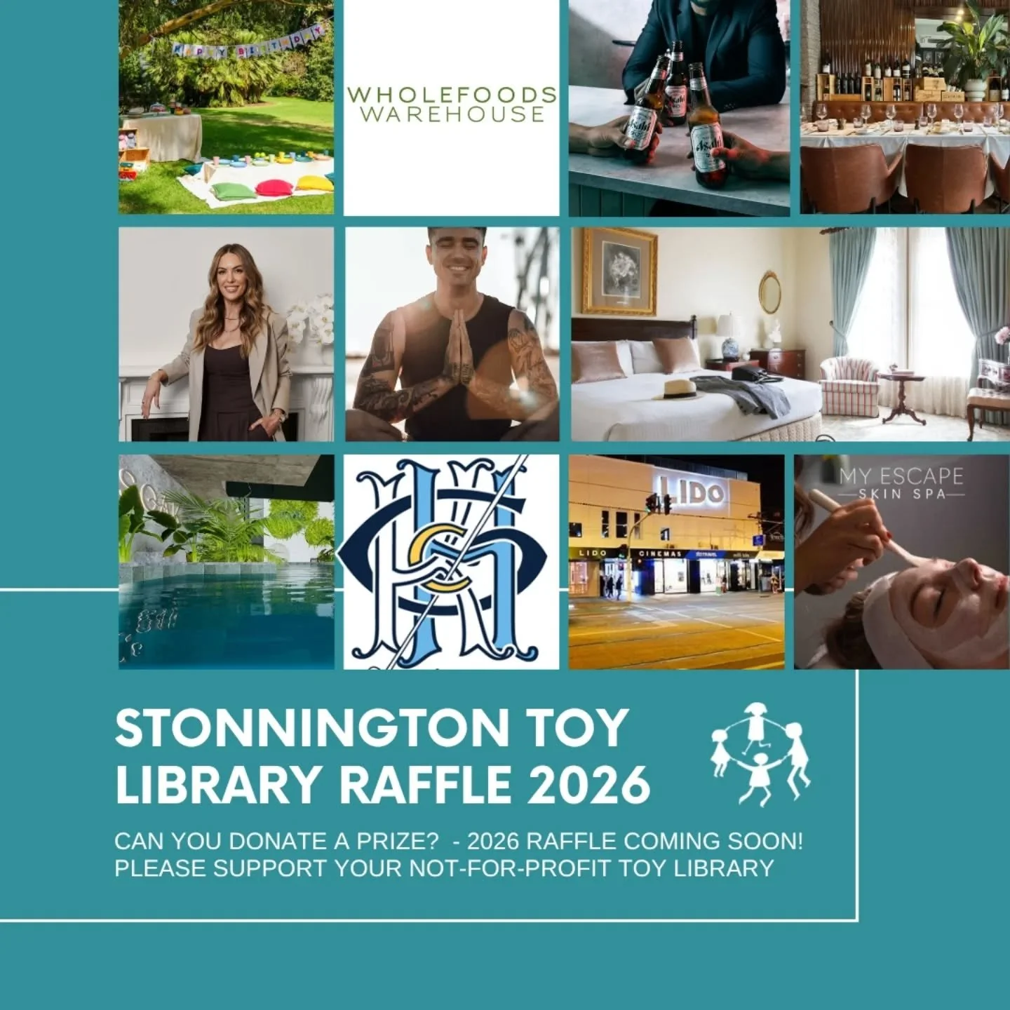 We have some awesome prizes for our upcoming raffle already! If you know a business who would like to donate please DM or email stonntoylib@gmail.com We would love to hear from you. 

Shout out to @hotel_windsor @earth_friendly_parties @wholefoodswar