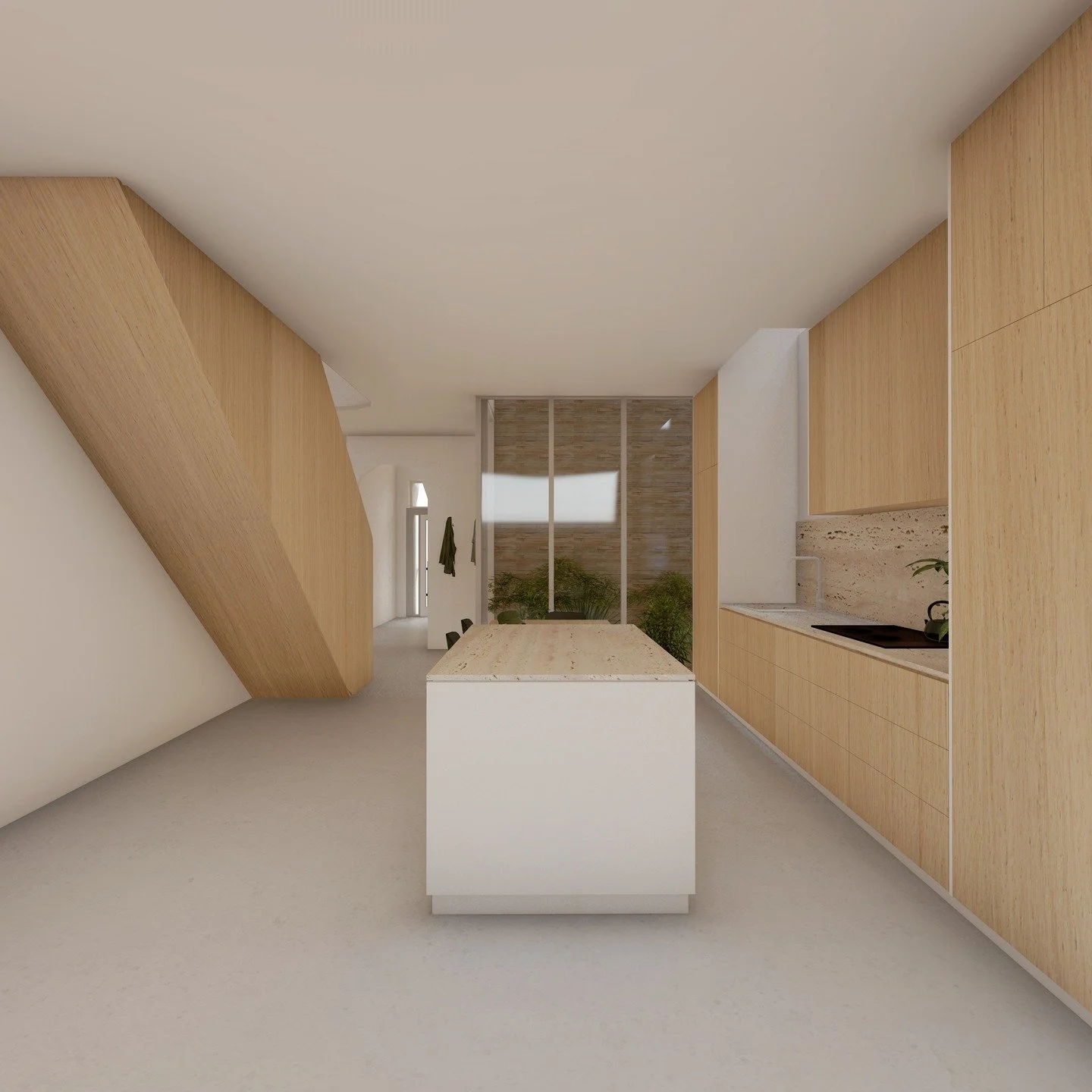 Beyond the front room of a humble terrace, a refined, free-flowing home begins to unfold&mdash;one deeply connected to both landscape and context.

Subtle brickwork nods to the original terrace continue through to a central courtyard, seamlessly link