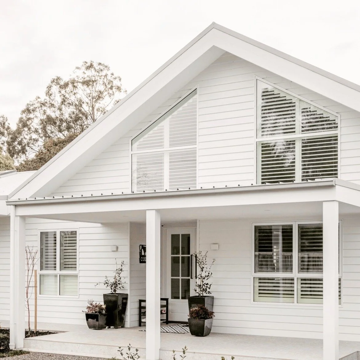 House in Park Orchards before dusk.