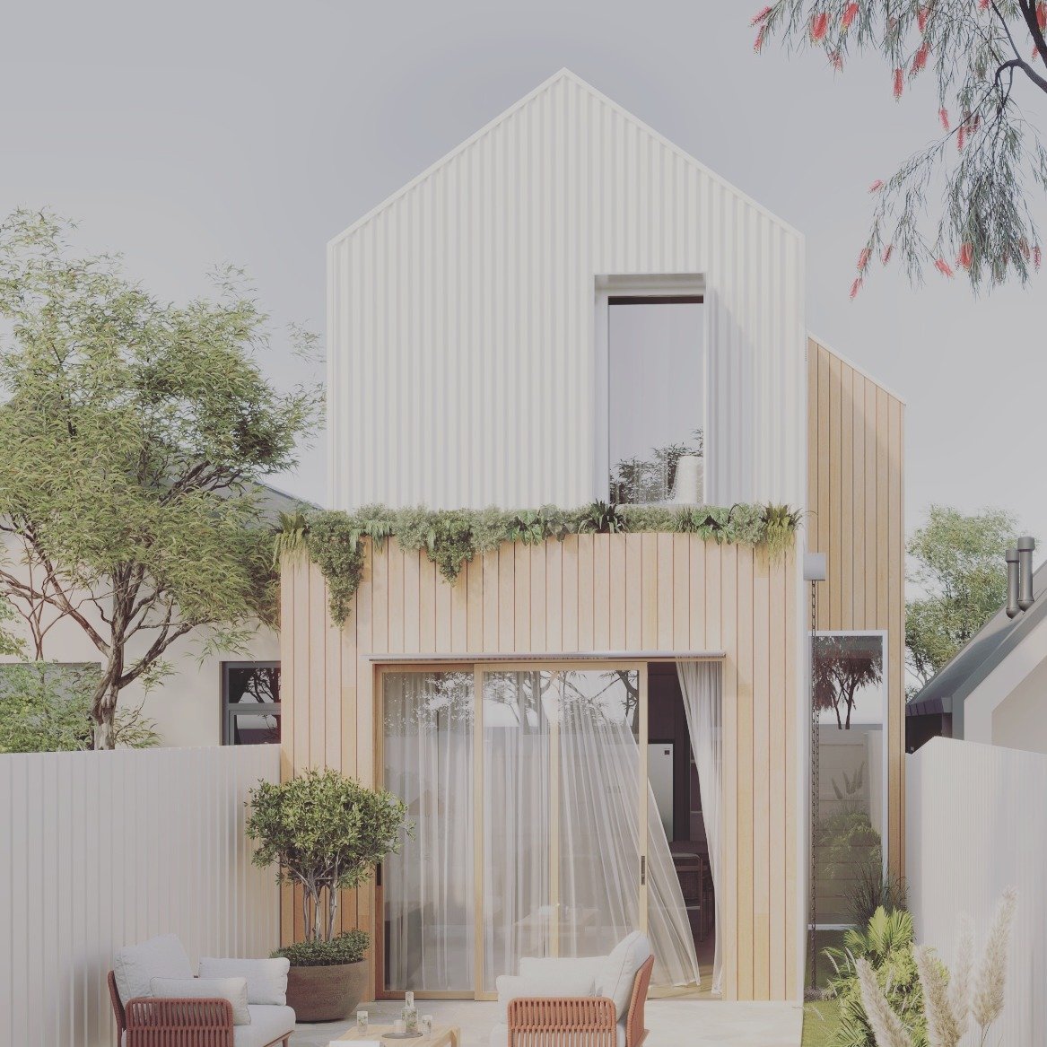 Behind the scenes - Design Development

At Tree Top House, we are exploring iterations of detail, varying vistas, and exterior material schemes&mdash;each with its own benefits and considerations. With only subtle glimpses of the new works visible fr